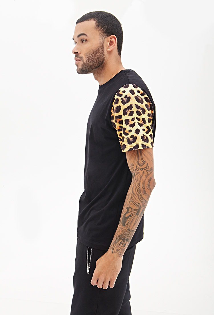 forever 21 cheetah shirt