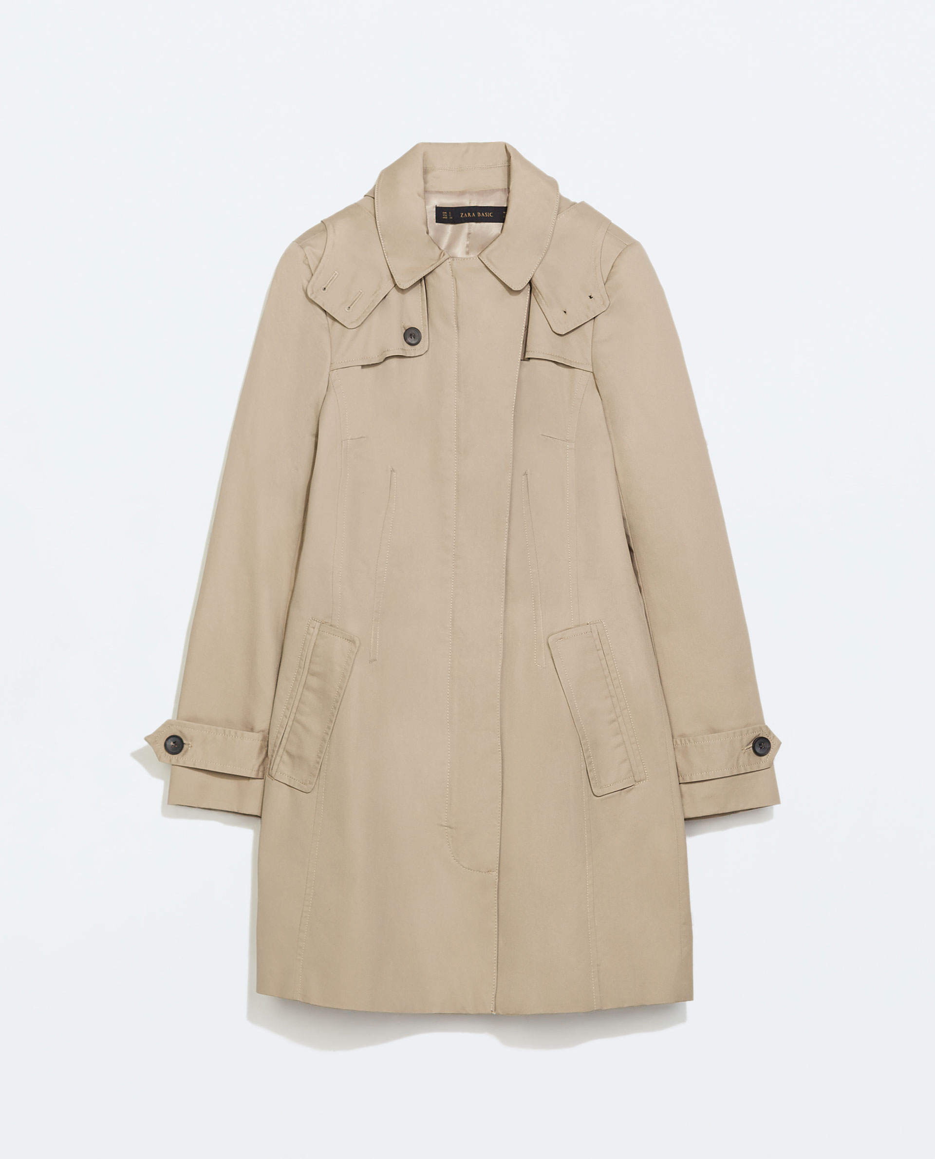 Trench For Women Zara United Kingdom Studio Trench Coat With Contrasting Belt