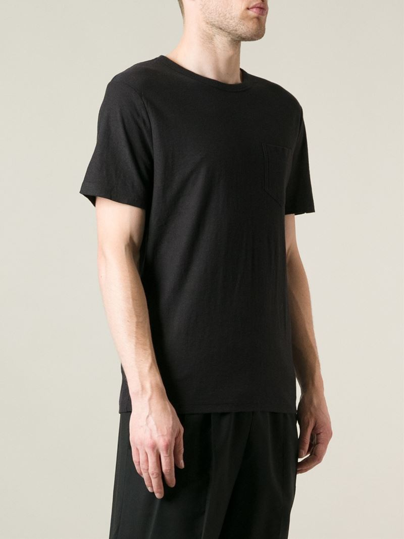 Lyst - T By Alexander Wang Distressed T-shirt in Black for Men