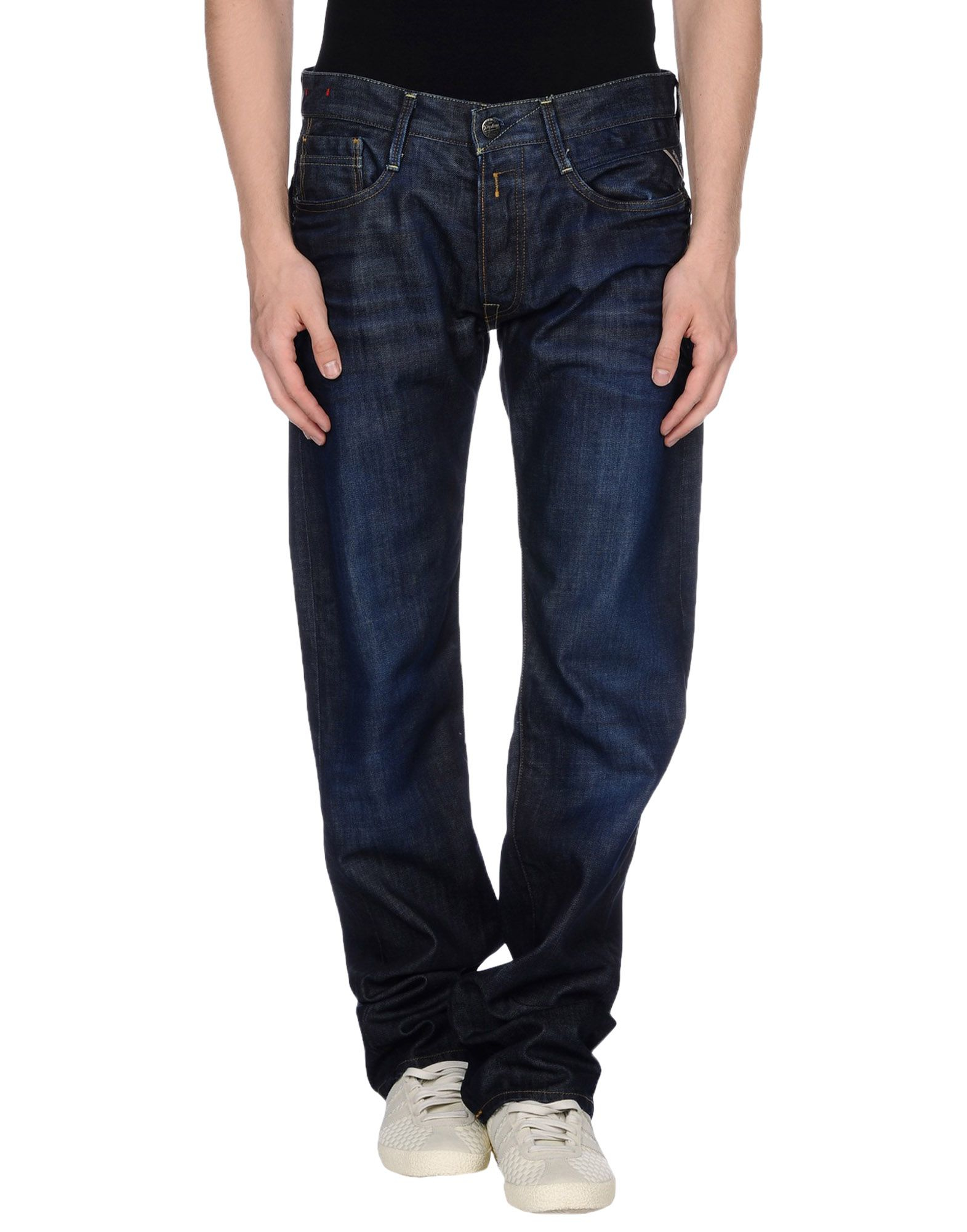 Lyst - Replay Denim Trousers in Blue for Men