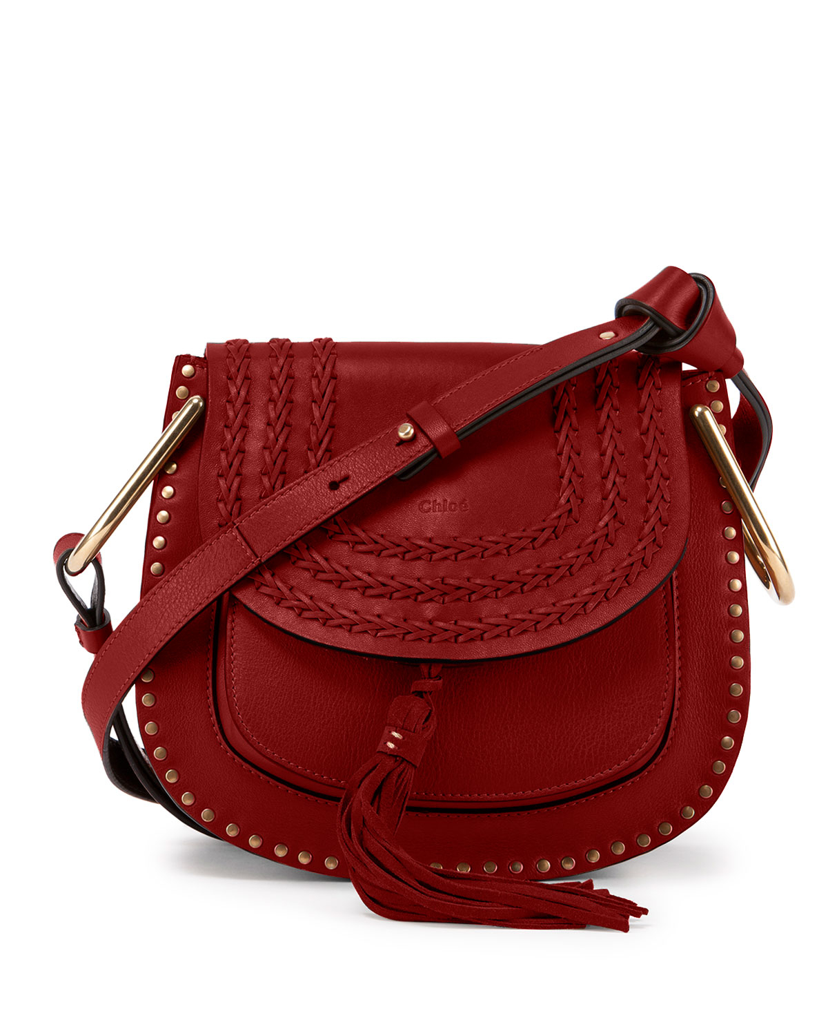 chloe red purse