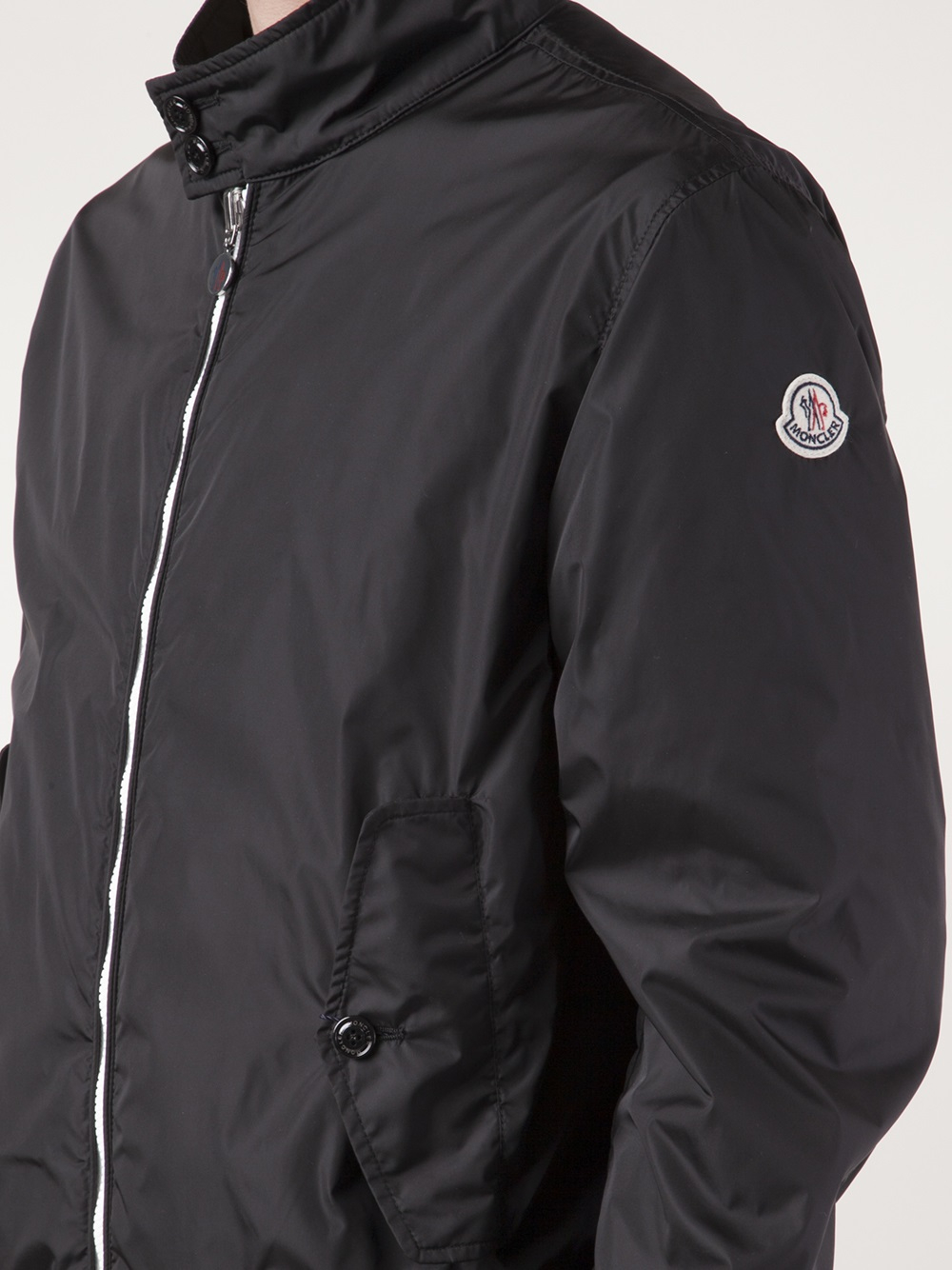 moncler black windbreaker moncler black windbreaker