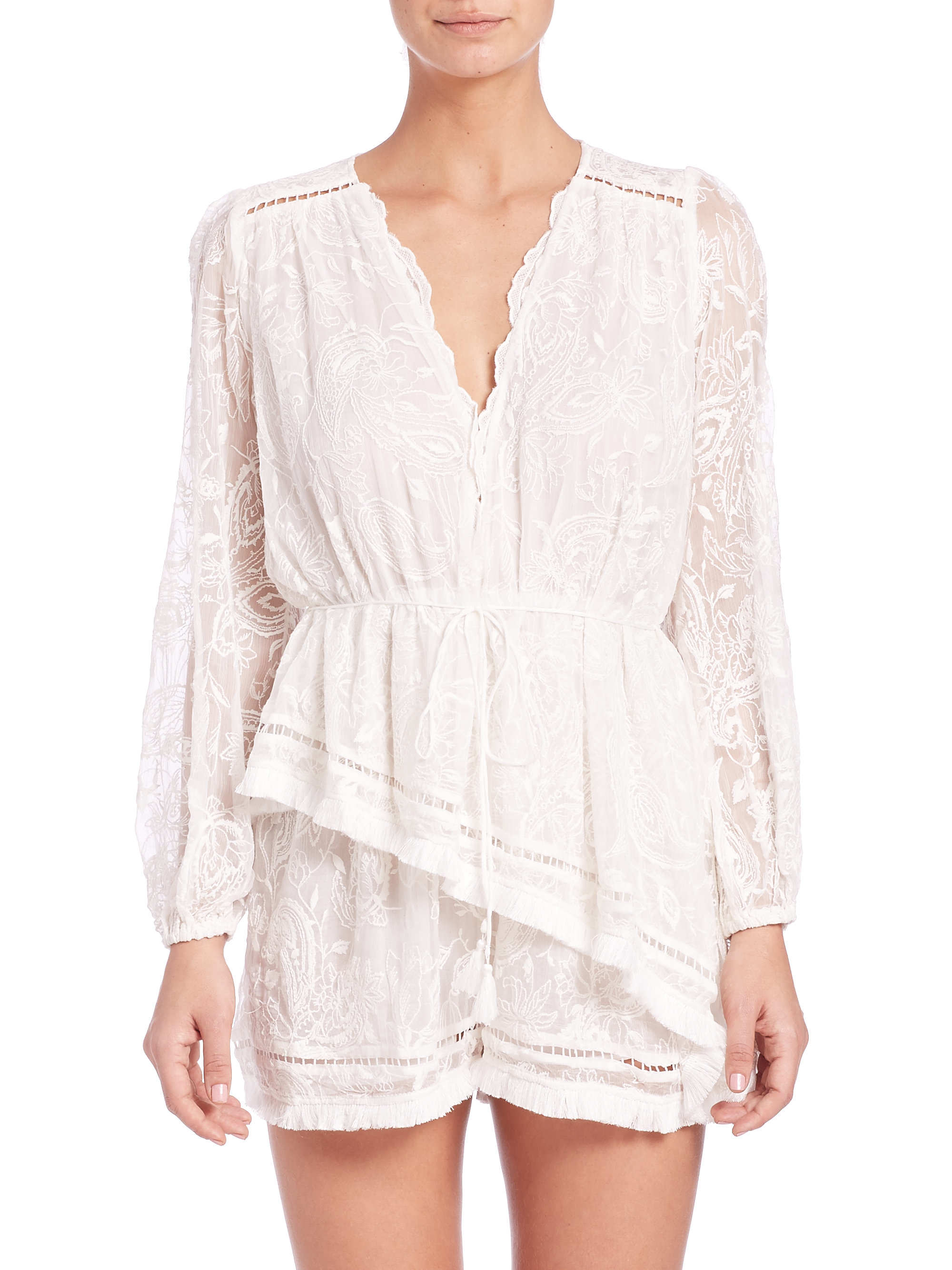 zimmermann jumpsuit white