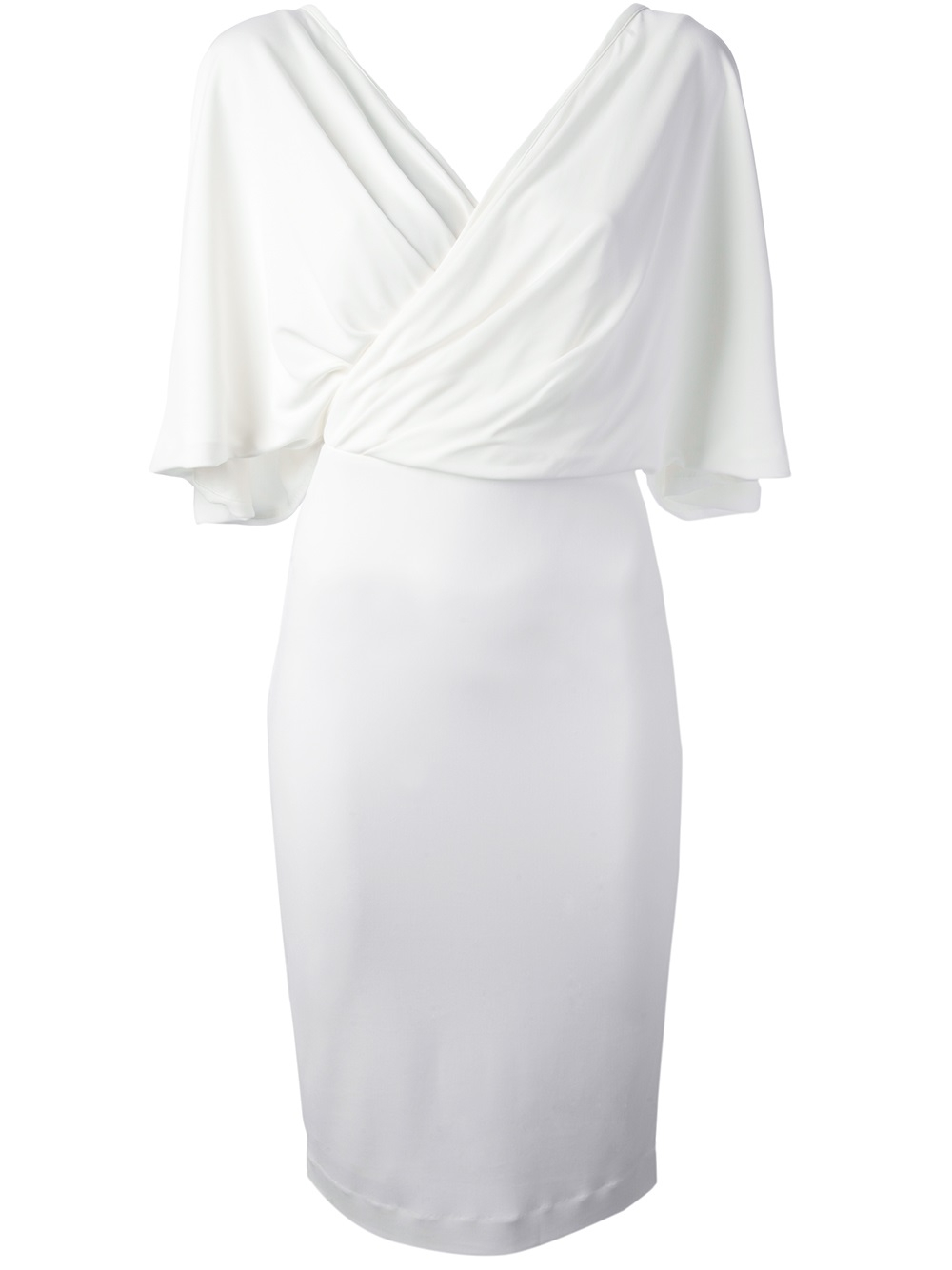 Lyst - Givenchy Wrap Around Dress in White