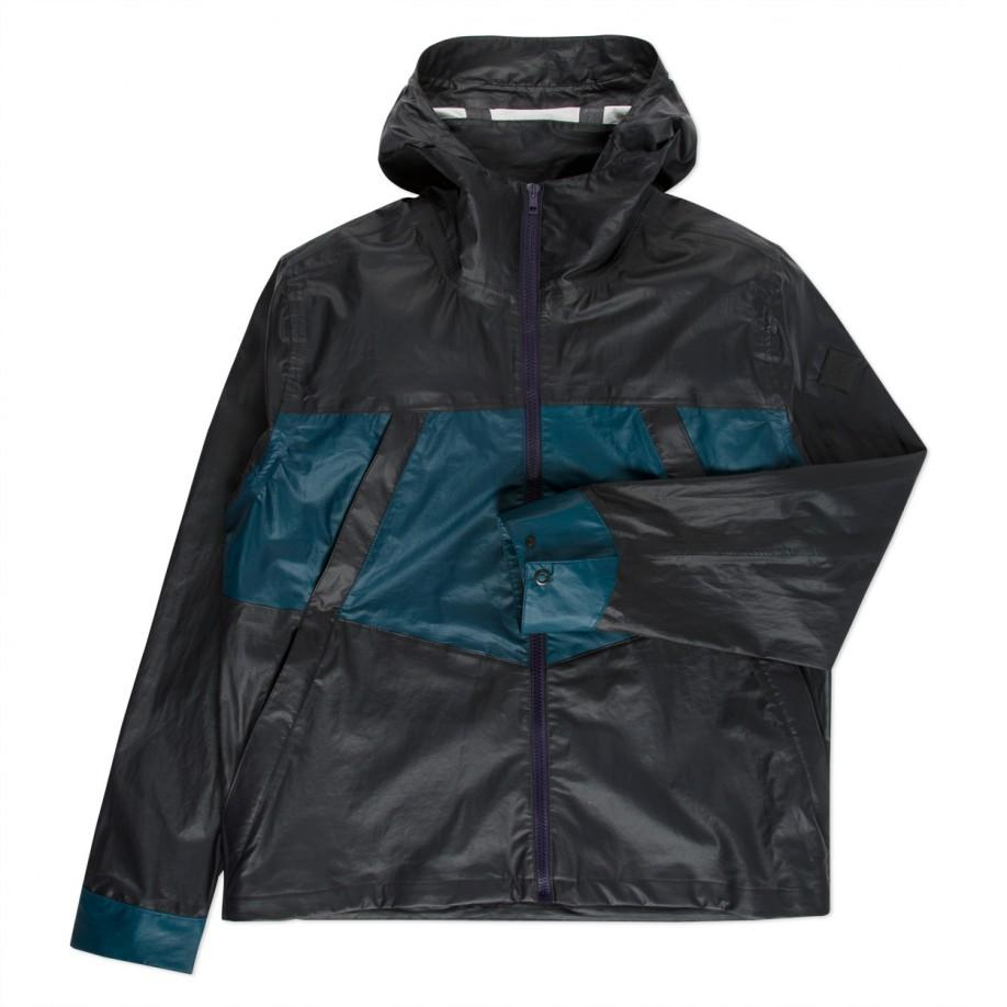   Men's Black And Teal Waterproof Hooded Jacket in Black for Men   Lyst  waterproof jacket for rainforest