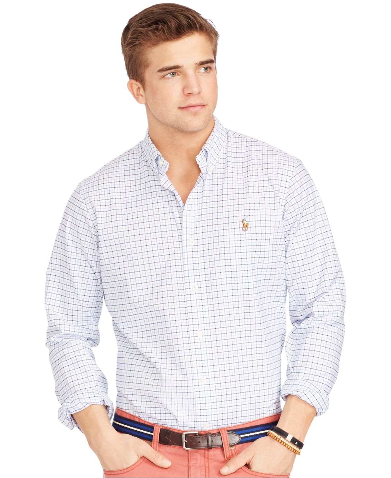 ralph lauren slim fit dress shirt