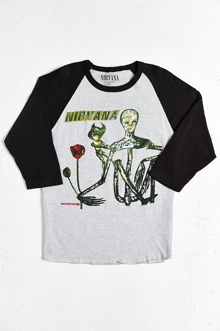 nirvana bleach t shirt urban outfitters