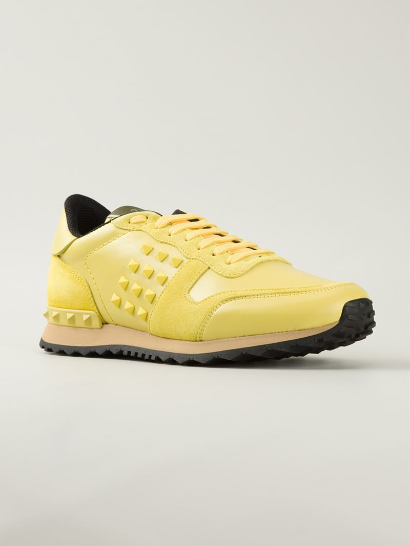 yellow valentino shoes