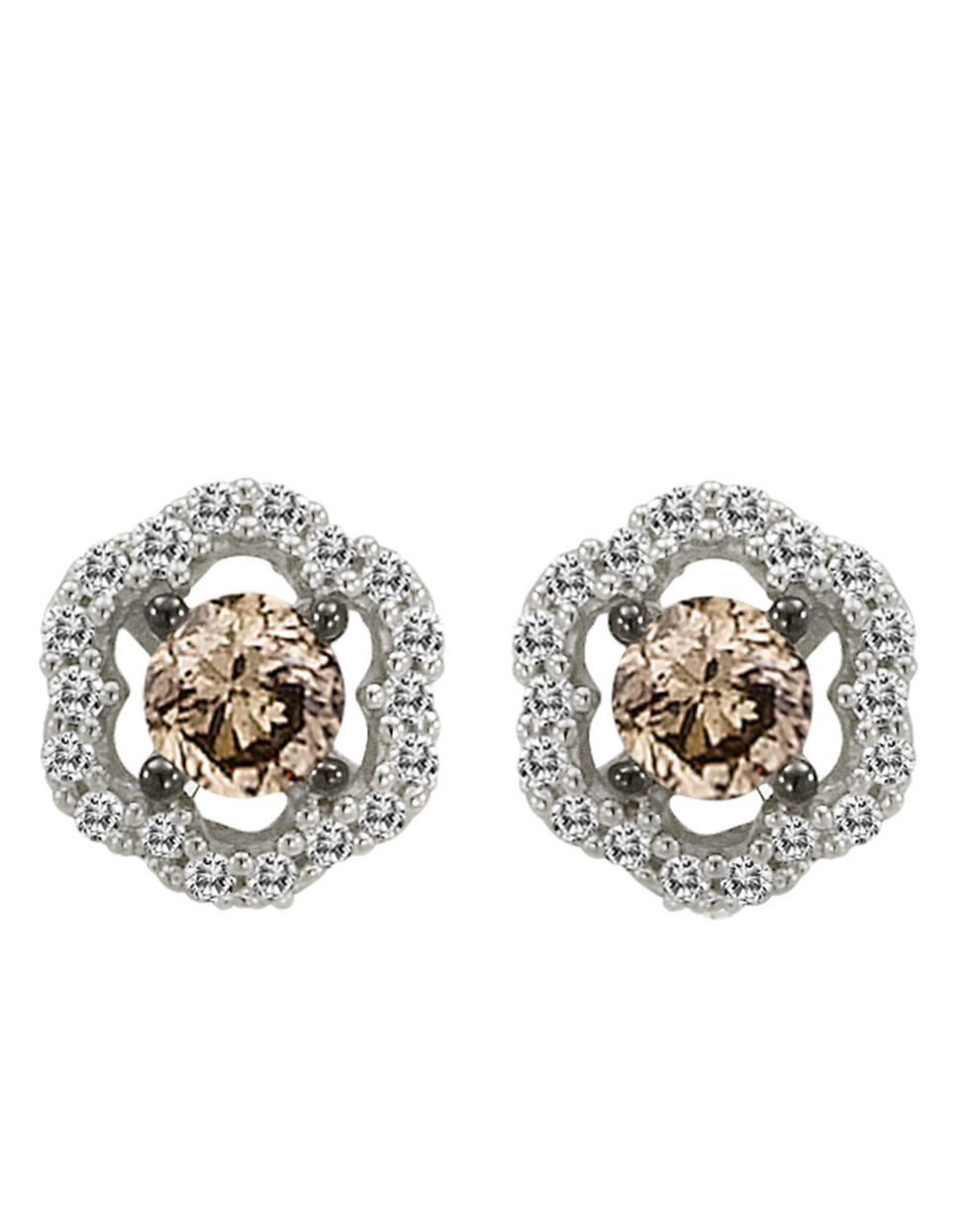 Lyst Le Vian Chocolate Diamond Stud Earrings In 14k White Gold Gallery