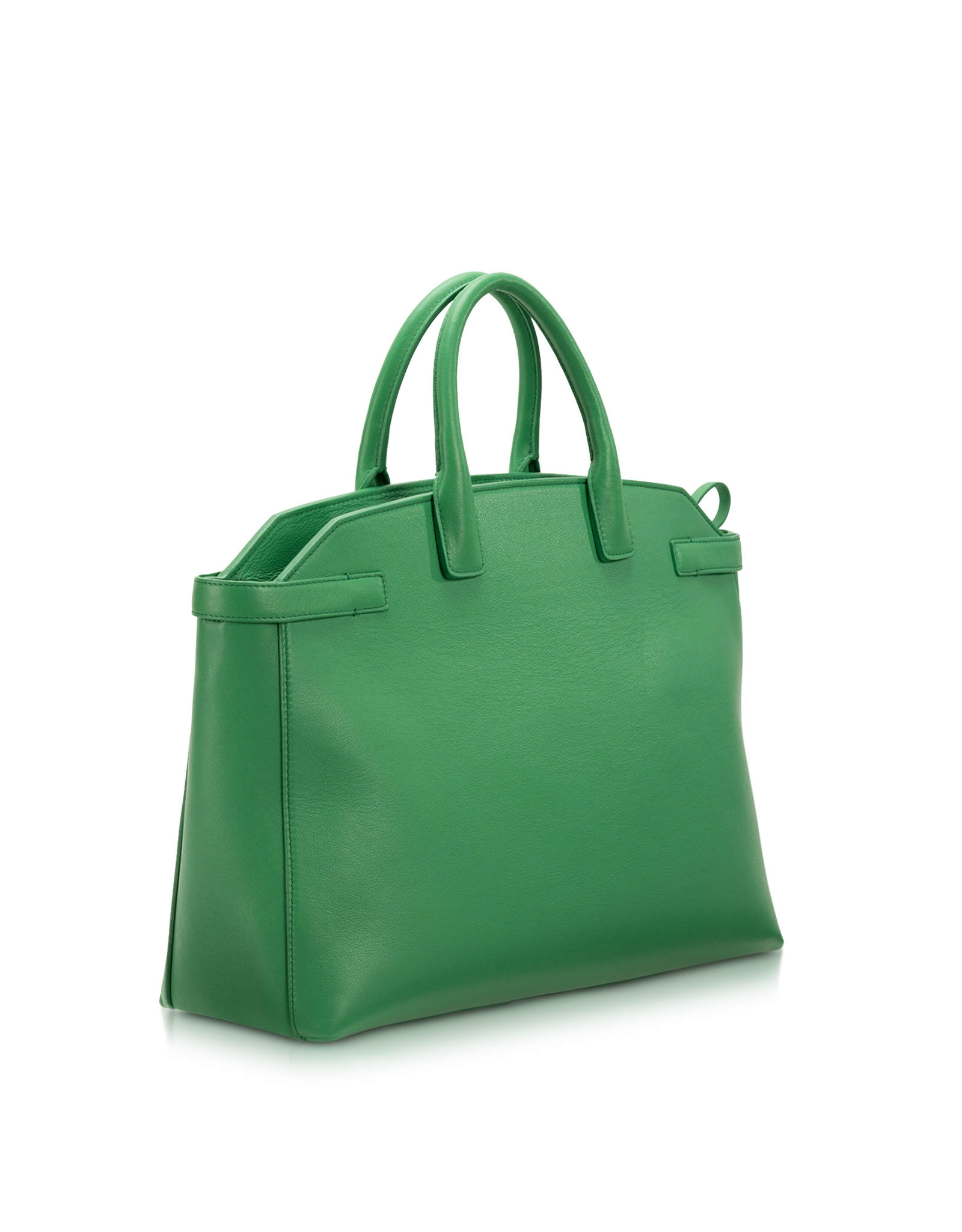 Lyst - Furla Alice Emerald Green Leather Tote in Green