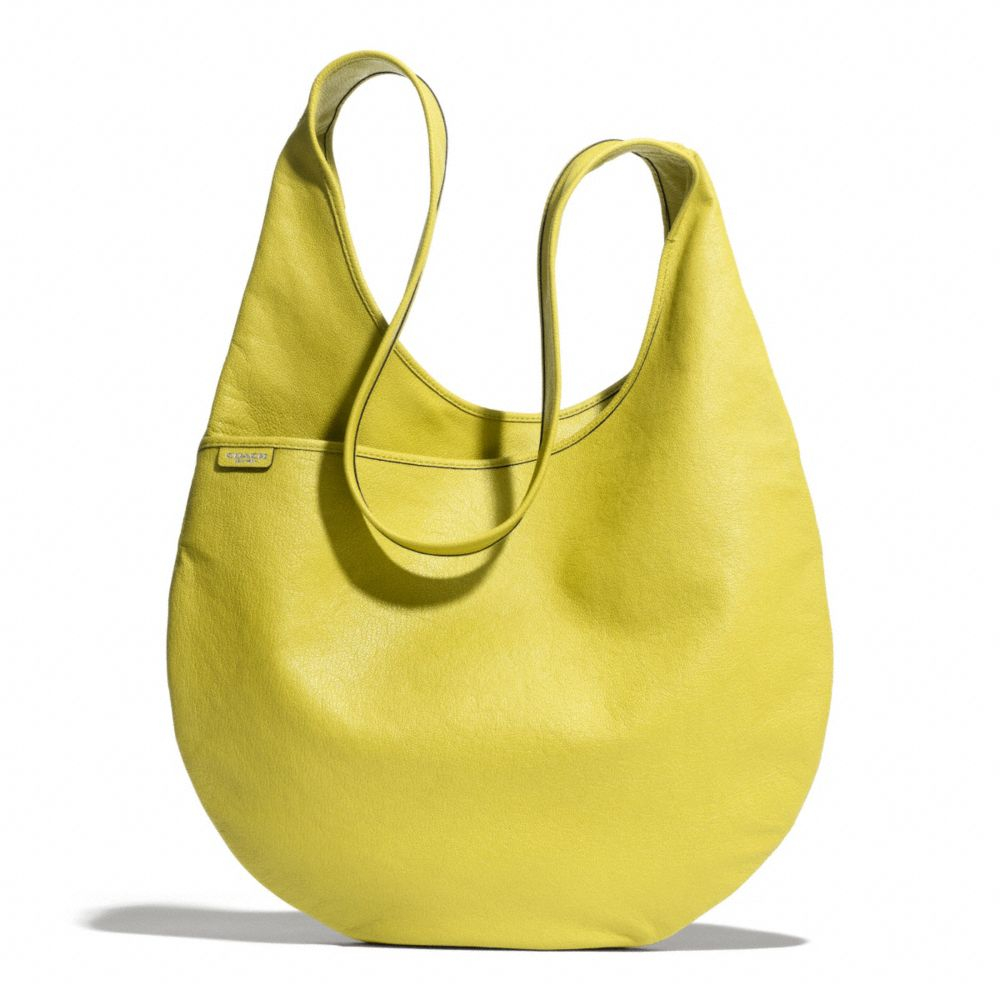 Lyst Coach Bleecker Sling Bag In Leather Yellow Gallery