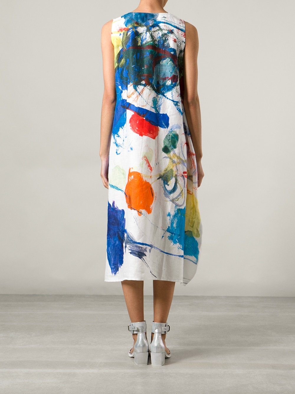 polo paint splatter dress