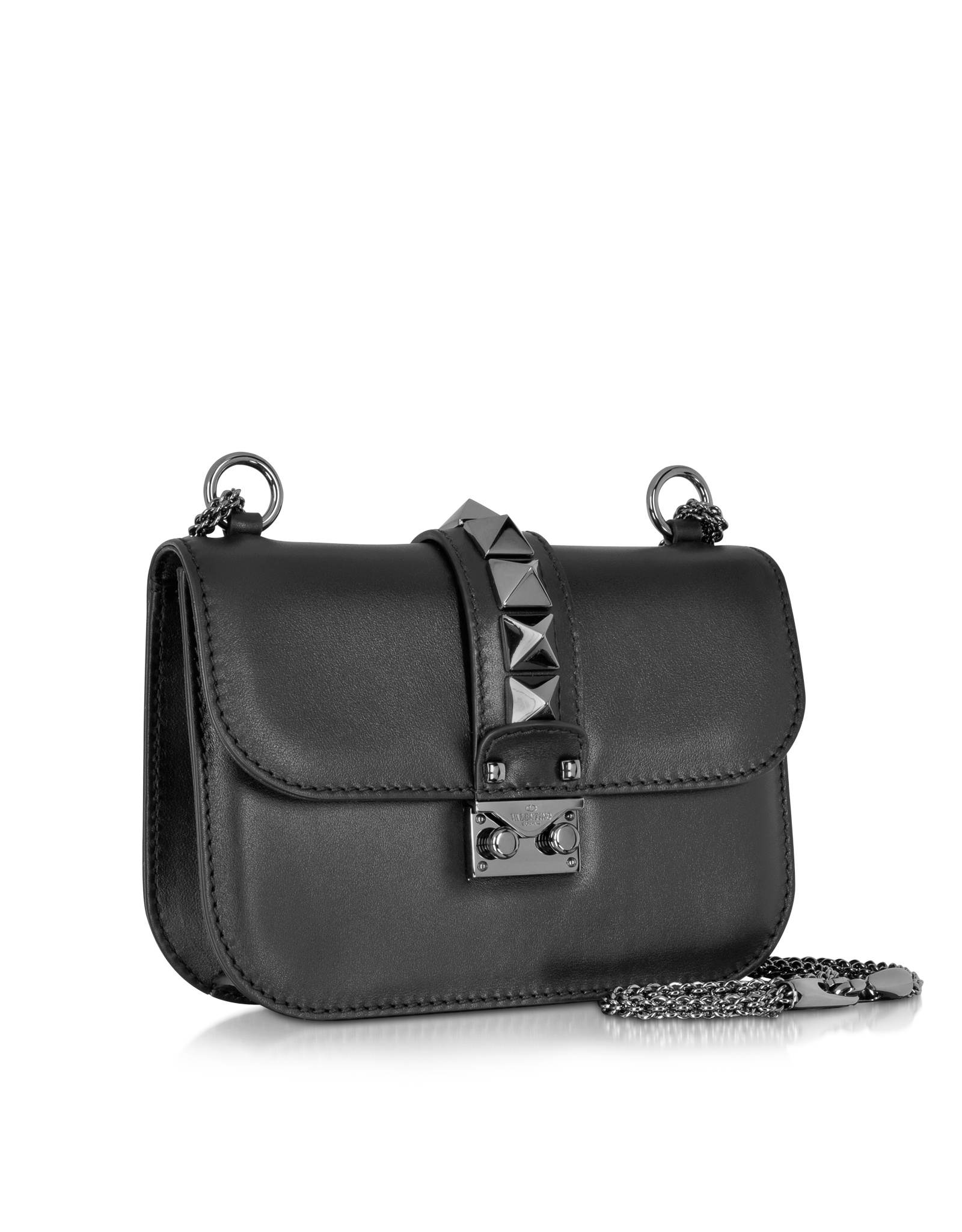 Lyst - Valentino Noir Small Chain Shoulder Bag in Black