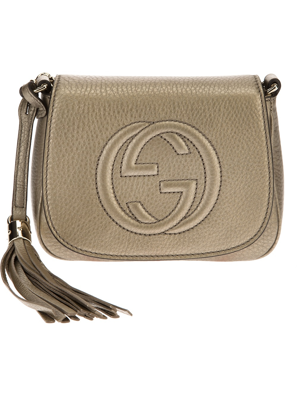 Lyst Gucci Small Shoulder Bag In Metallic