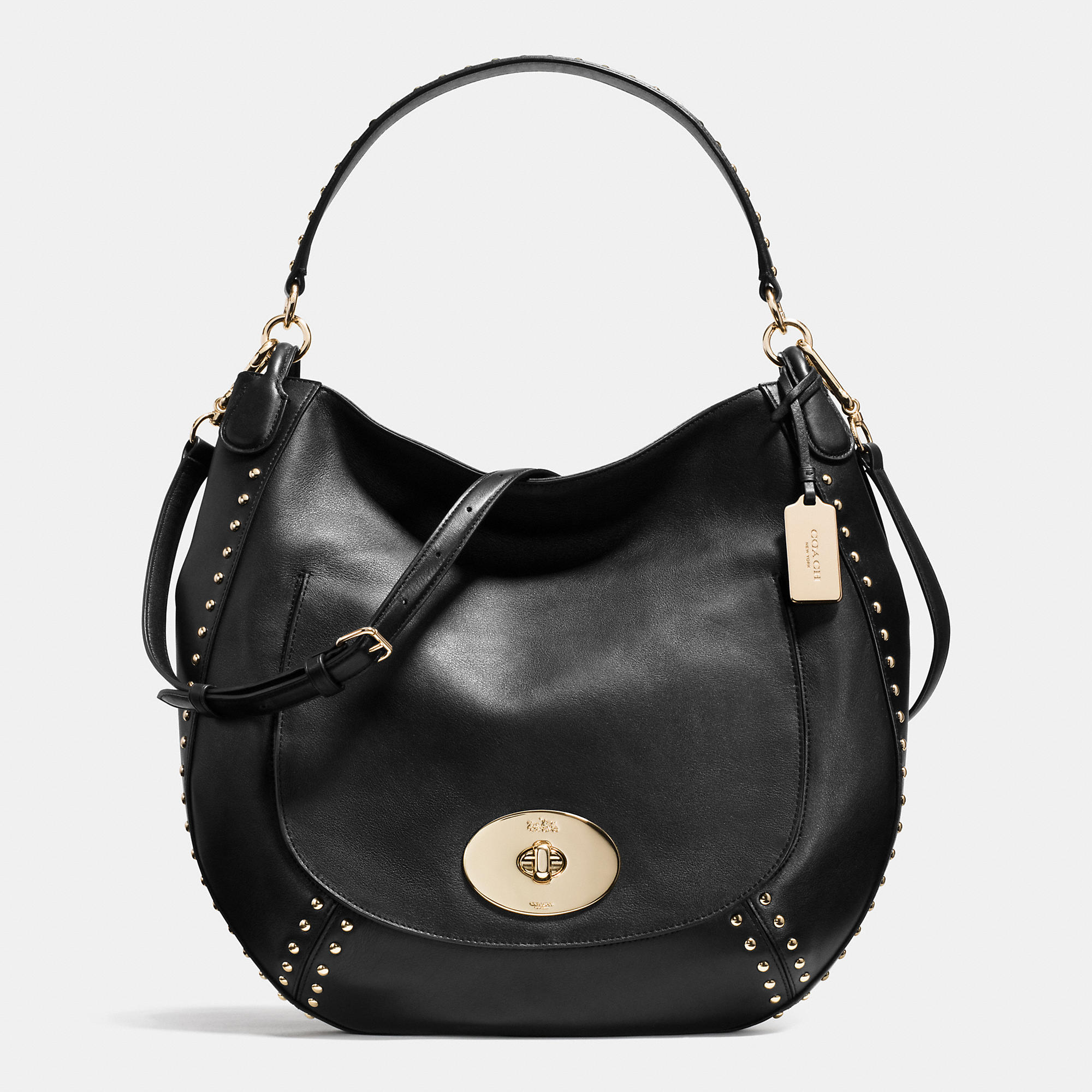 black coach hobo purse