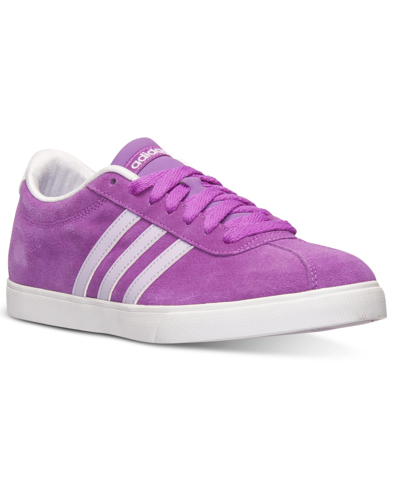 Lyst - Adidas Women's Courtset Casual Sneakers From Finish Line in Pink