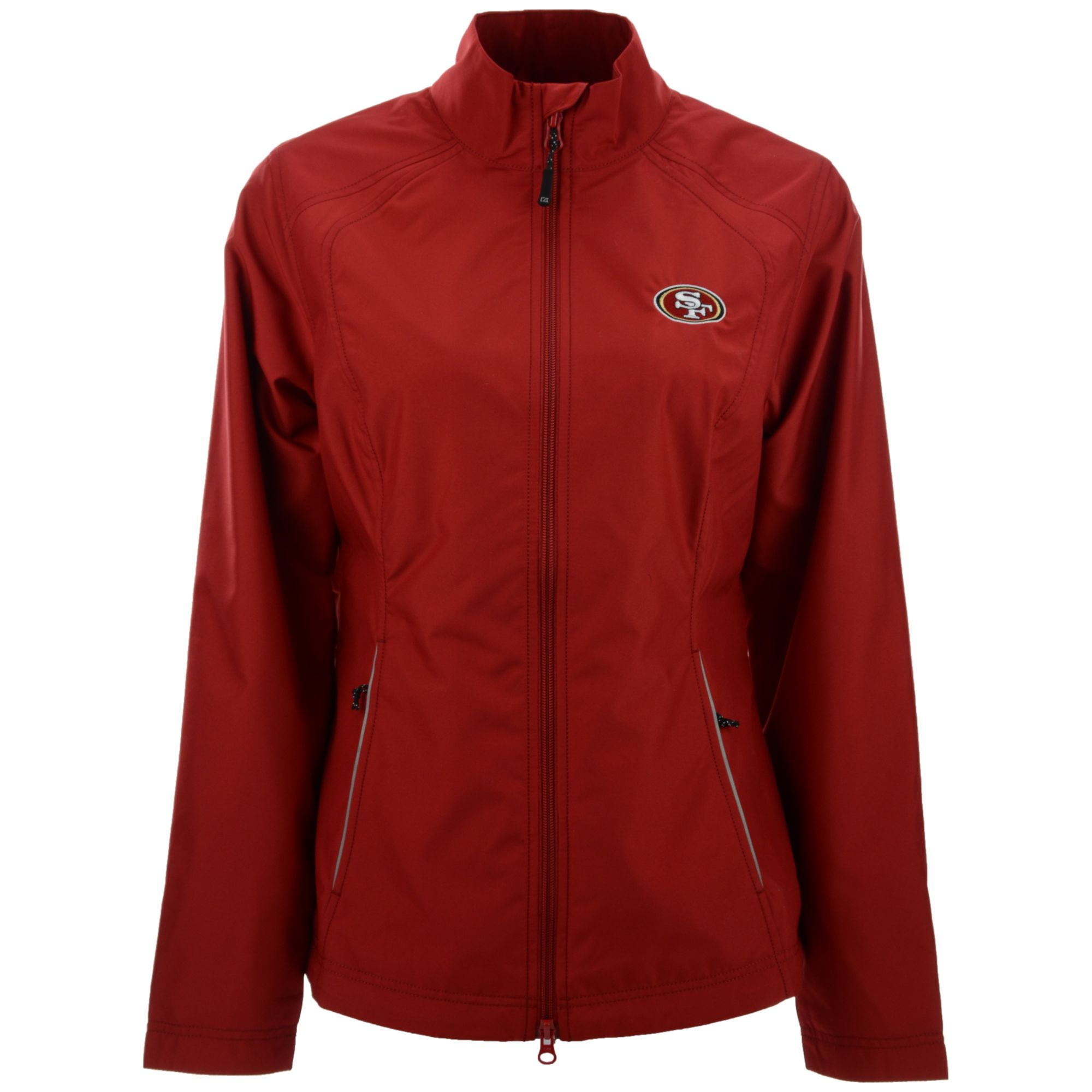 Cutter Buck Women S San Francisco 49ers Full Zip Jacket In Red Gallery