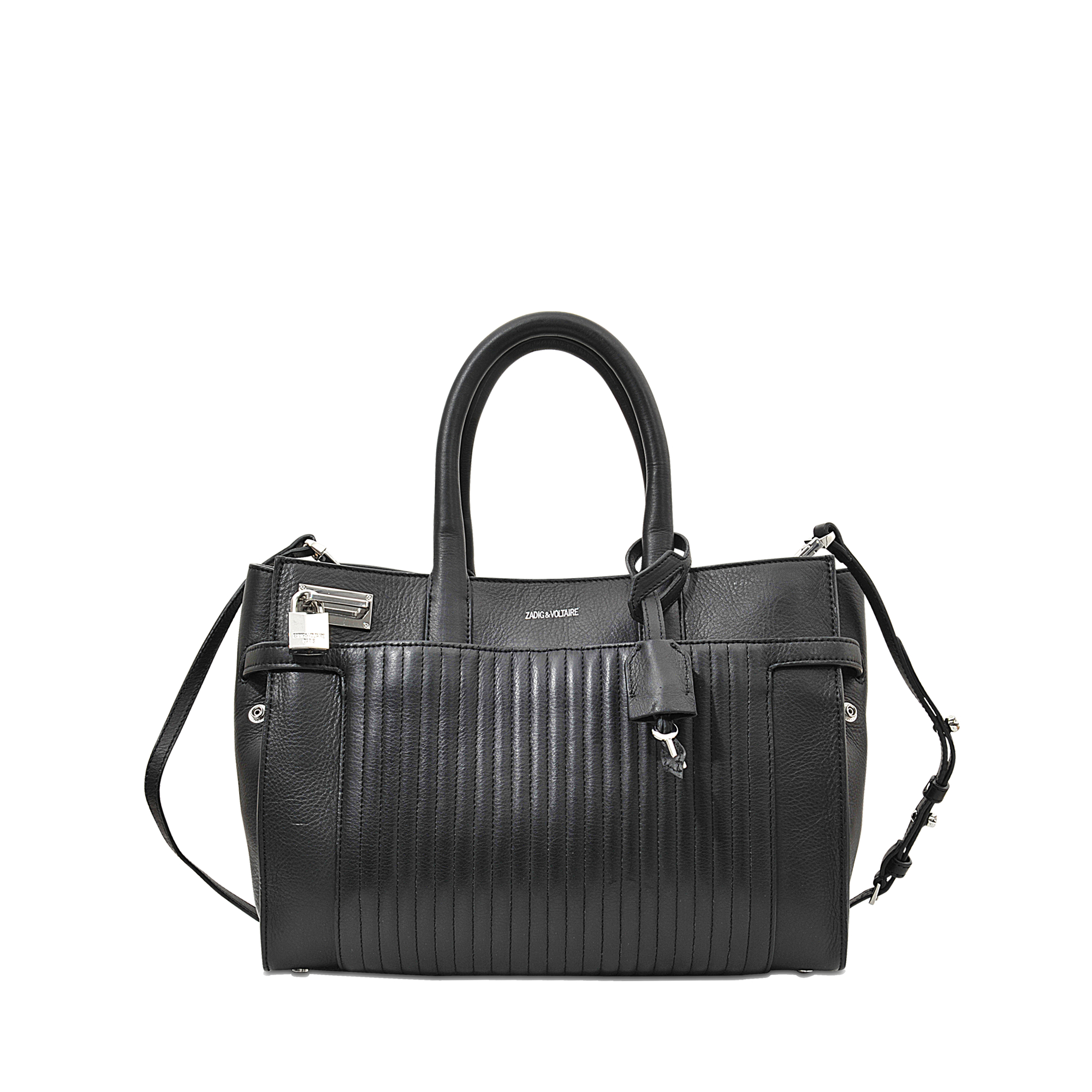 Lyst - Zadig & Voltaire Medium Candide Bag in Black