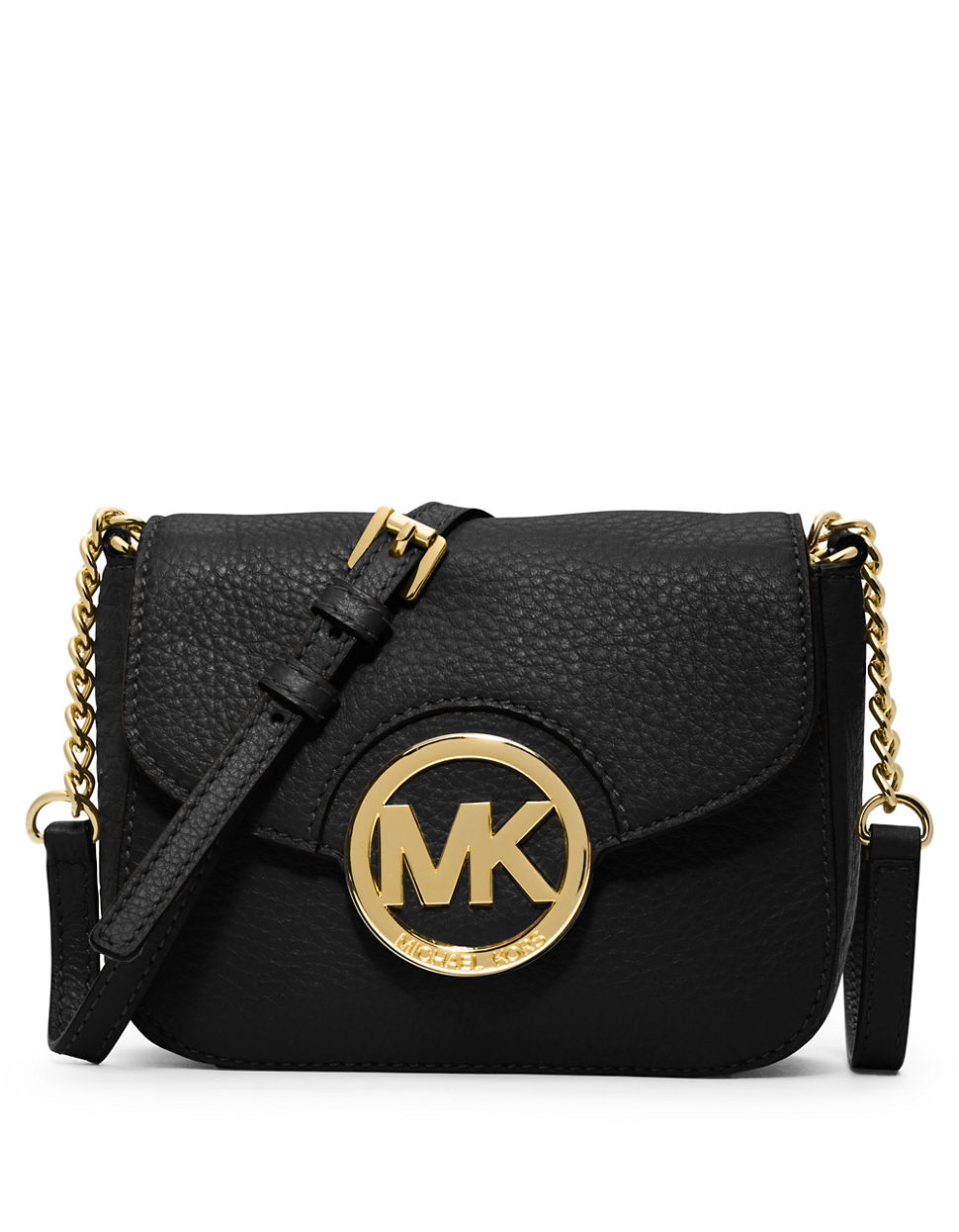 Michael Kors Purse Small Best Image Ccdbb Org Michael Kors Fulton Leather Small Crossbody Bag In Black Lyst