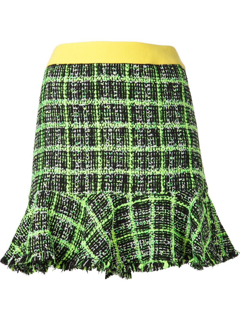 Moschino Cheap & Chic Tweed Skirt in Green Lyst