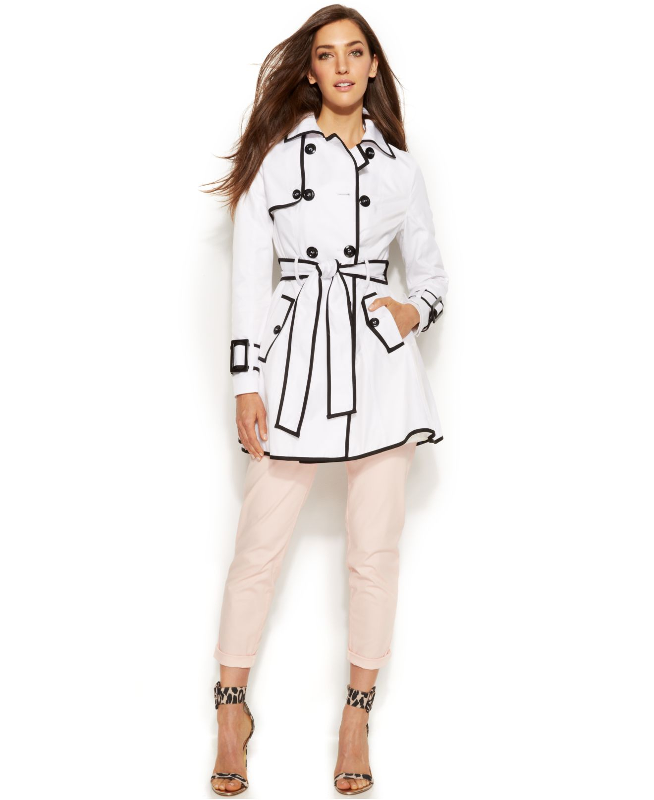 Betsey Johnson Skirted Trench Coat In Black Lyst Some Of The Trenches You Can Get If Hurry