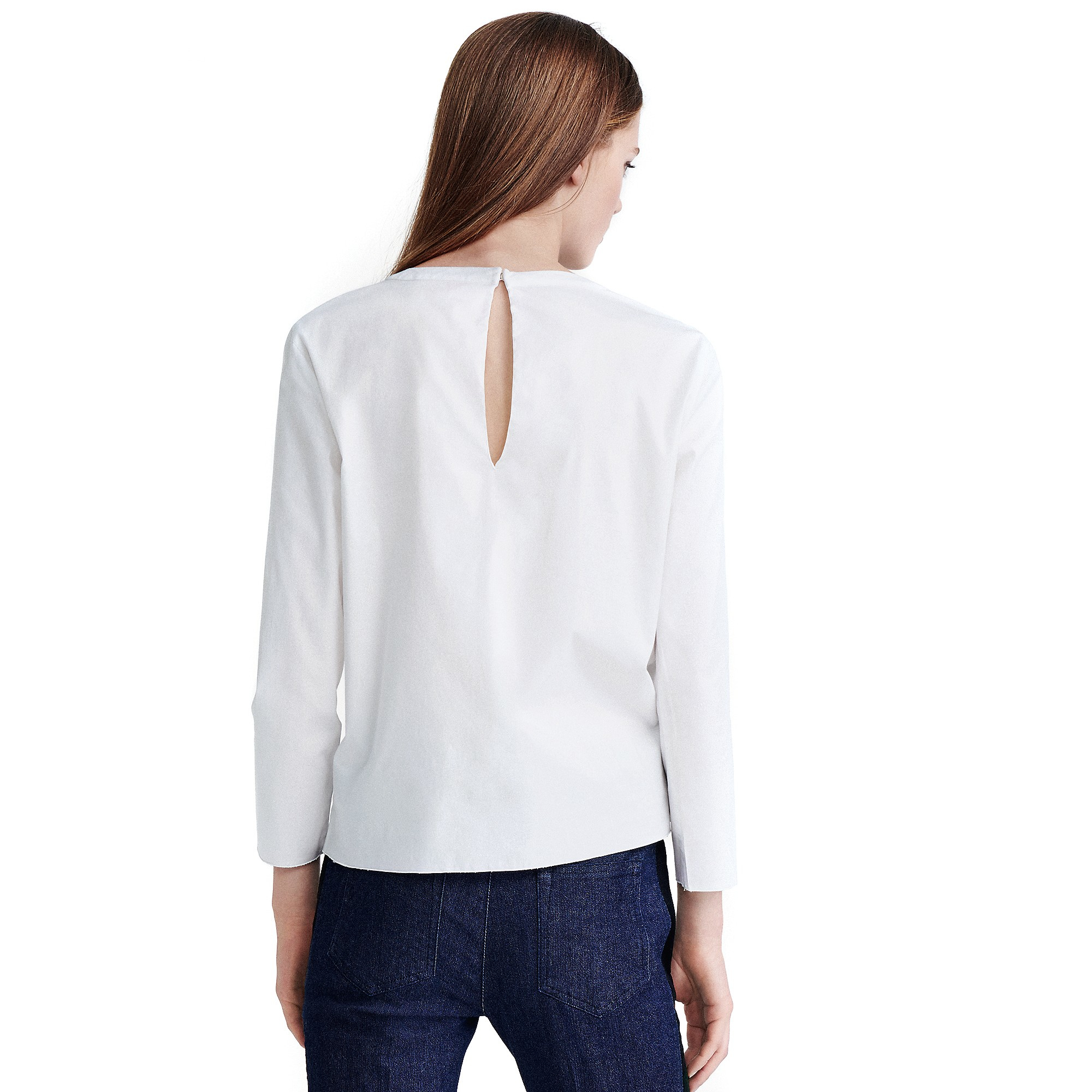 Tommy hilfiger Hilfiger Collection Ruffle Blouse in White (CLASSIC WHITE)
