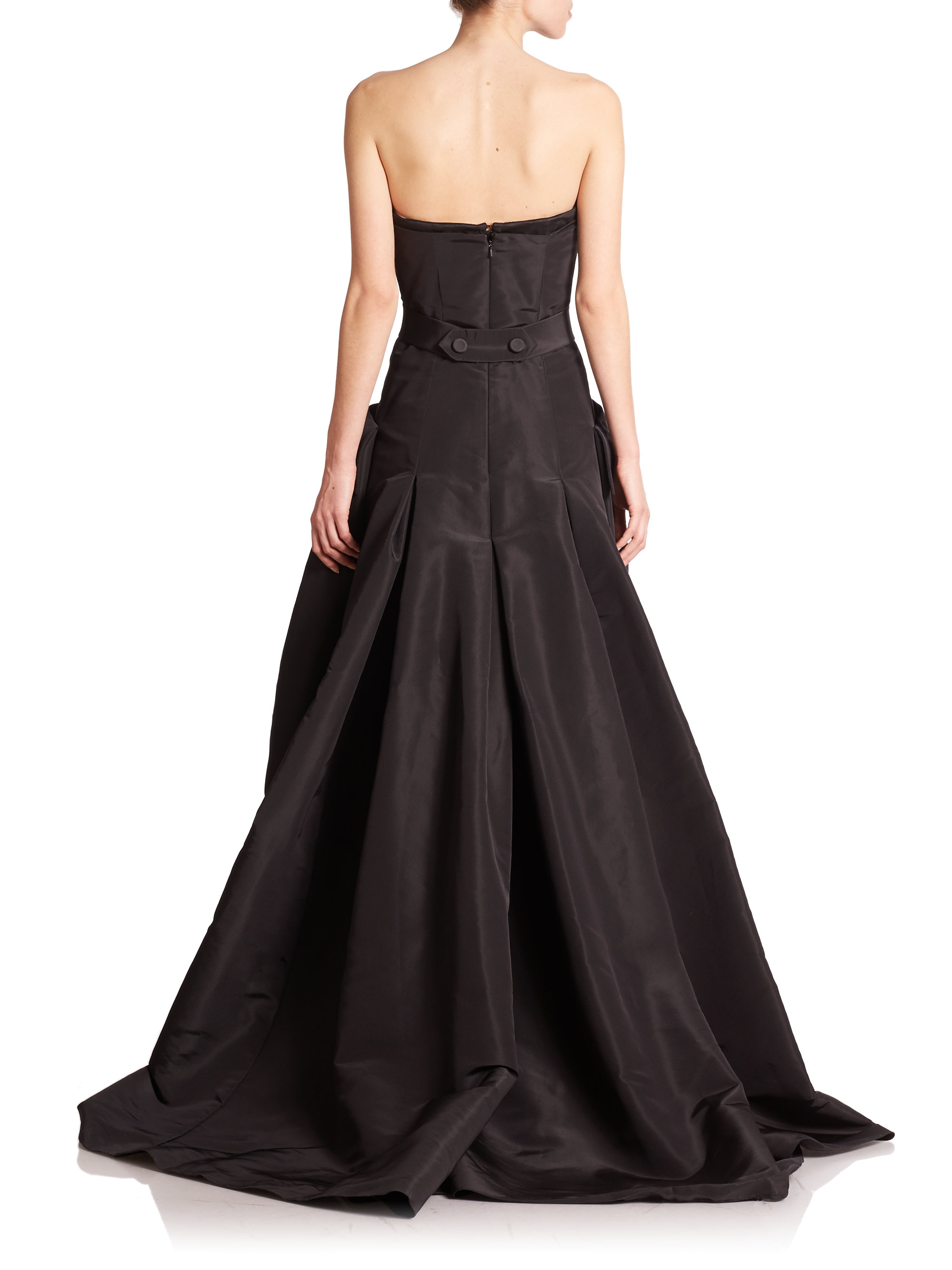 carolina herrera black gown