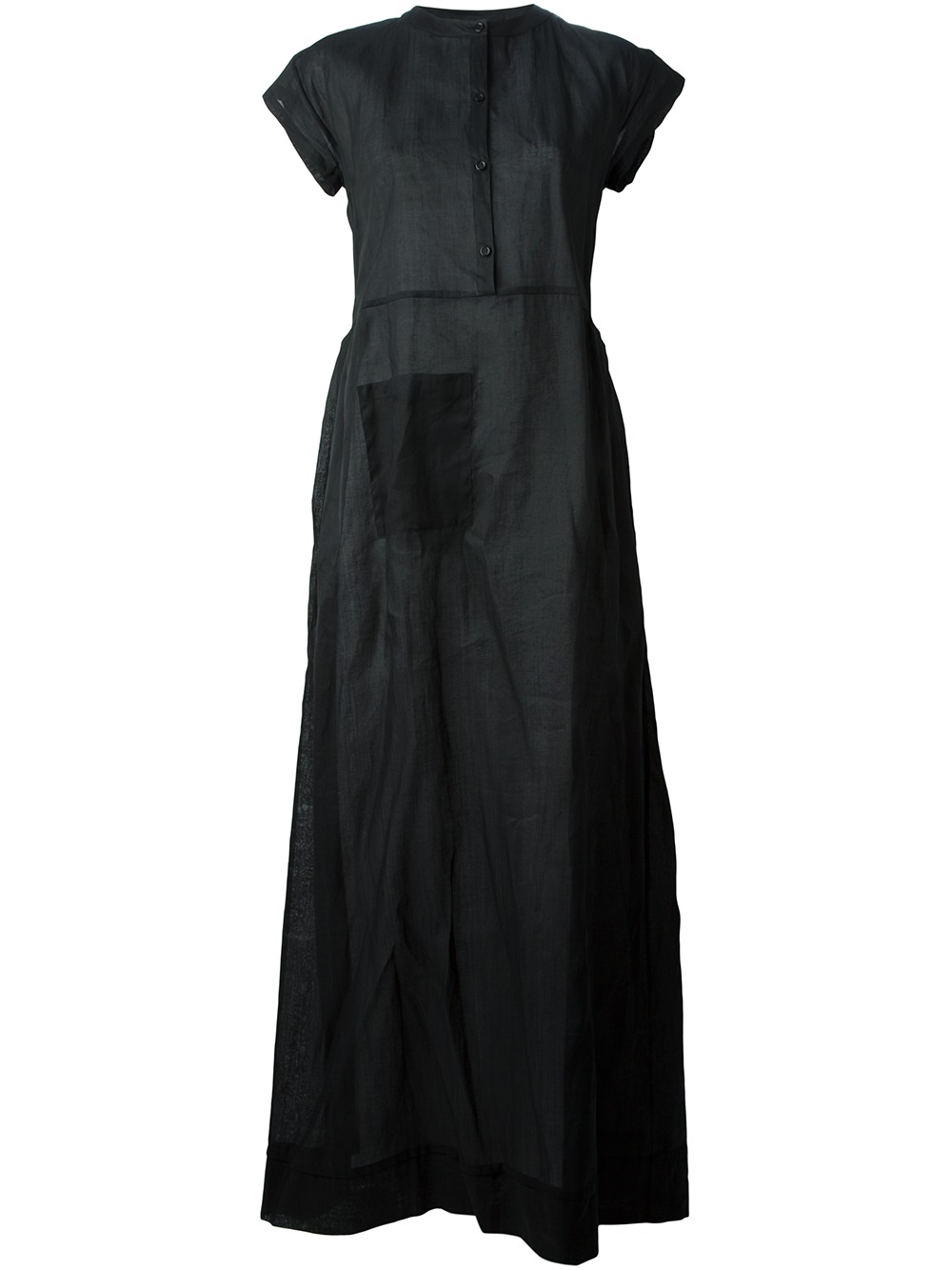 Lyst - Yang Li Maxi Amish Dress in Black