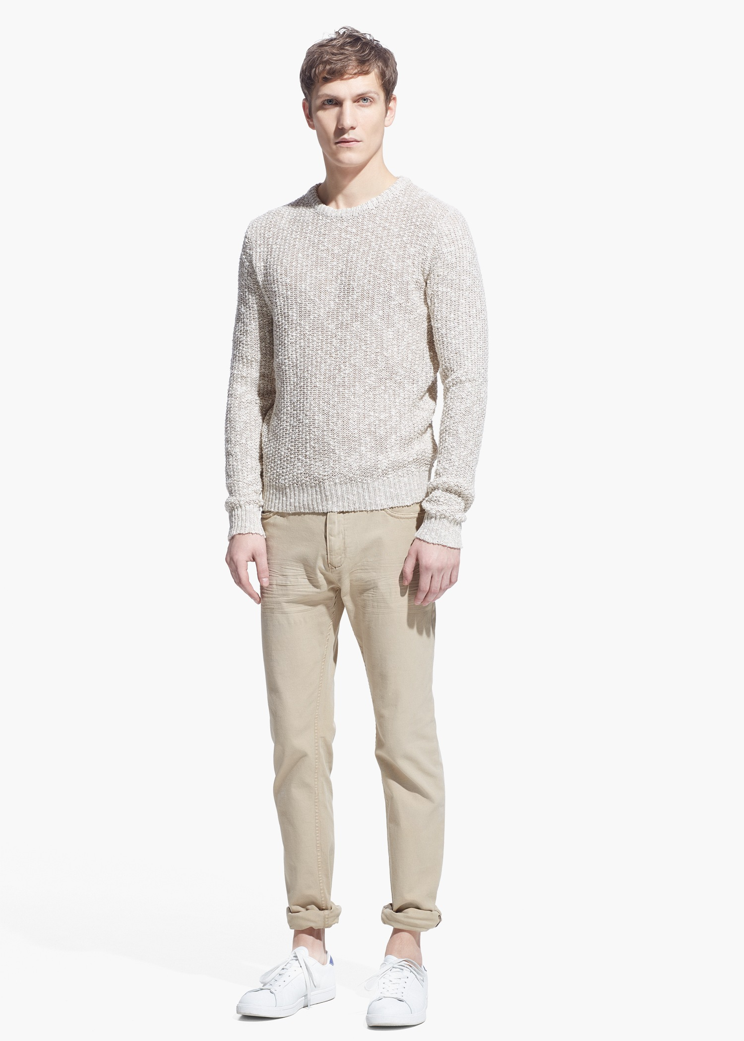 beige sweater turtleneck