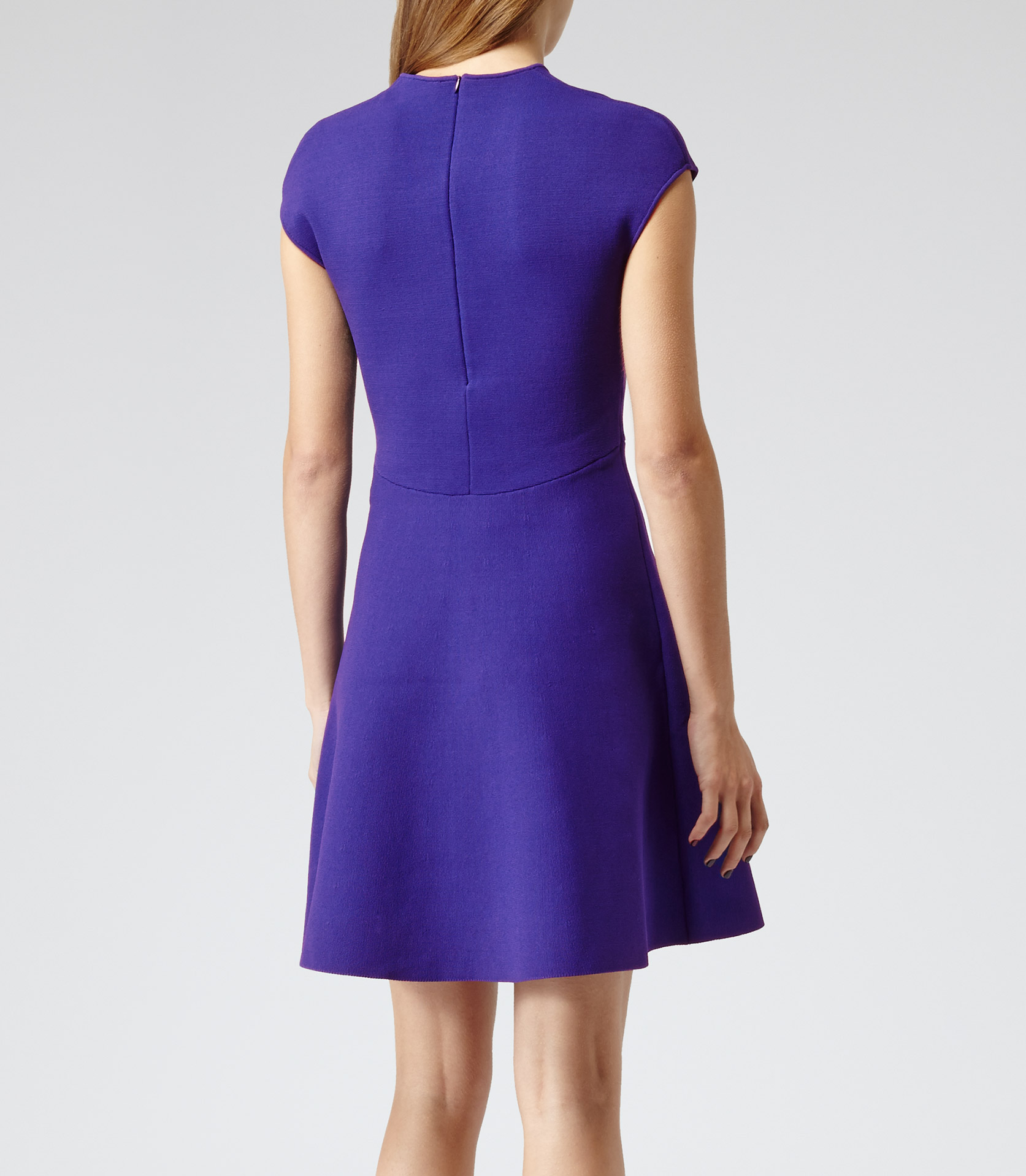 Lyst - Reiss Dress Lana Detail in Blue