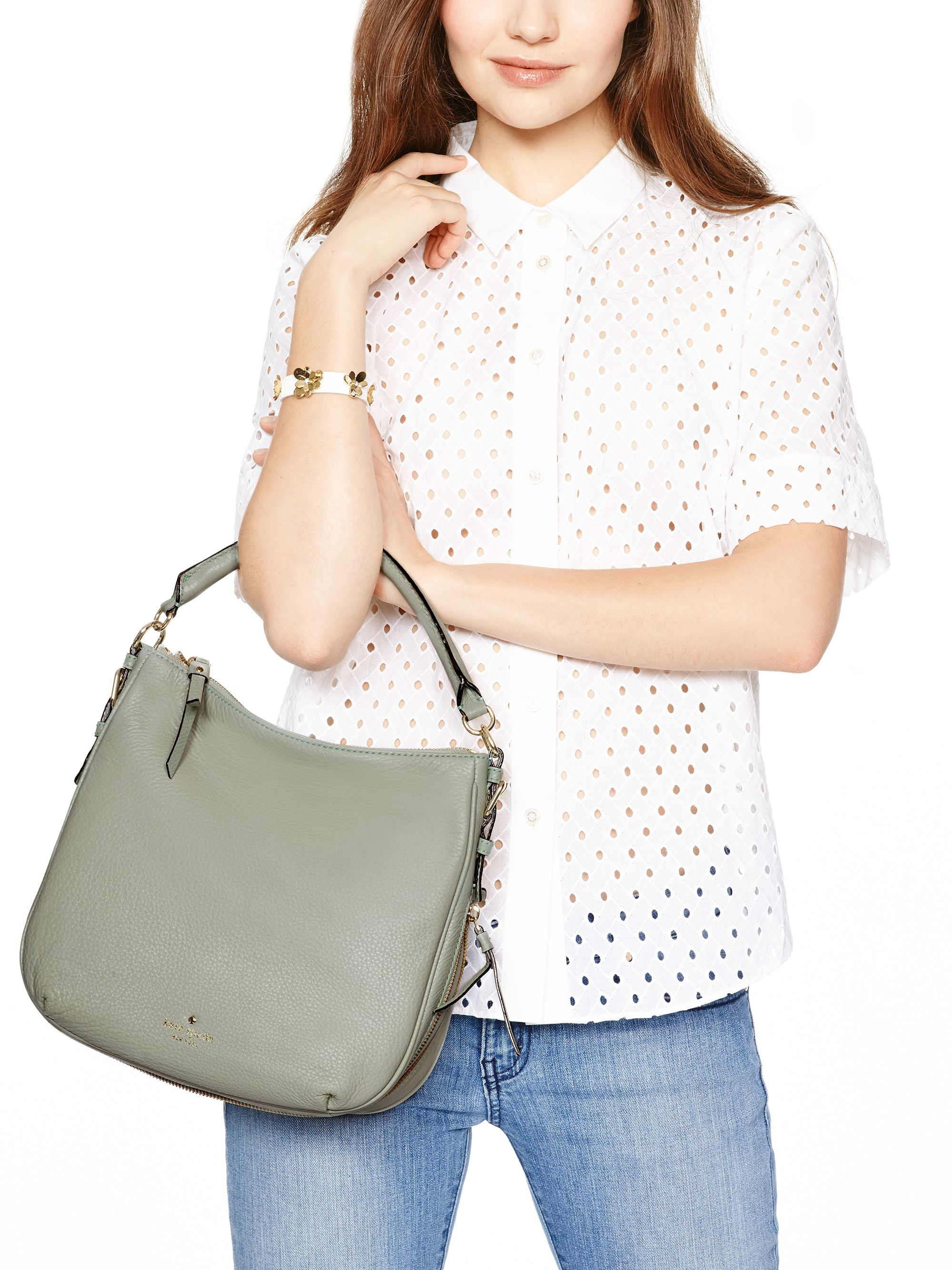 Kate spade Cobble Hill Small Ella in Green (spanish moss) Lyst