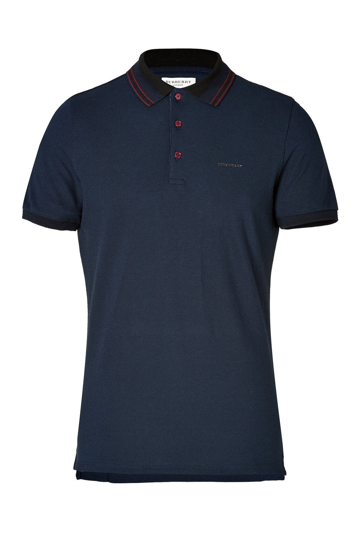 men's navy blue polo shirt