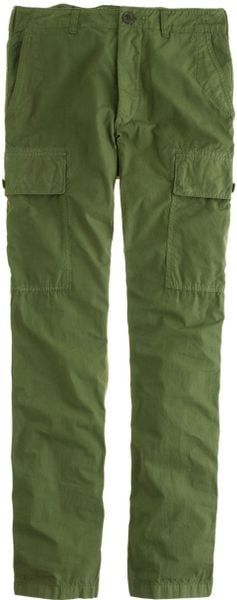 J.crew Slim Garment Dyed Cargo Pant in Green for Men (pesto) | Lyst