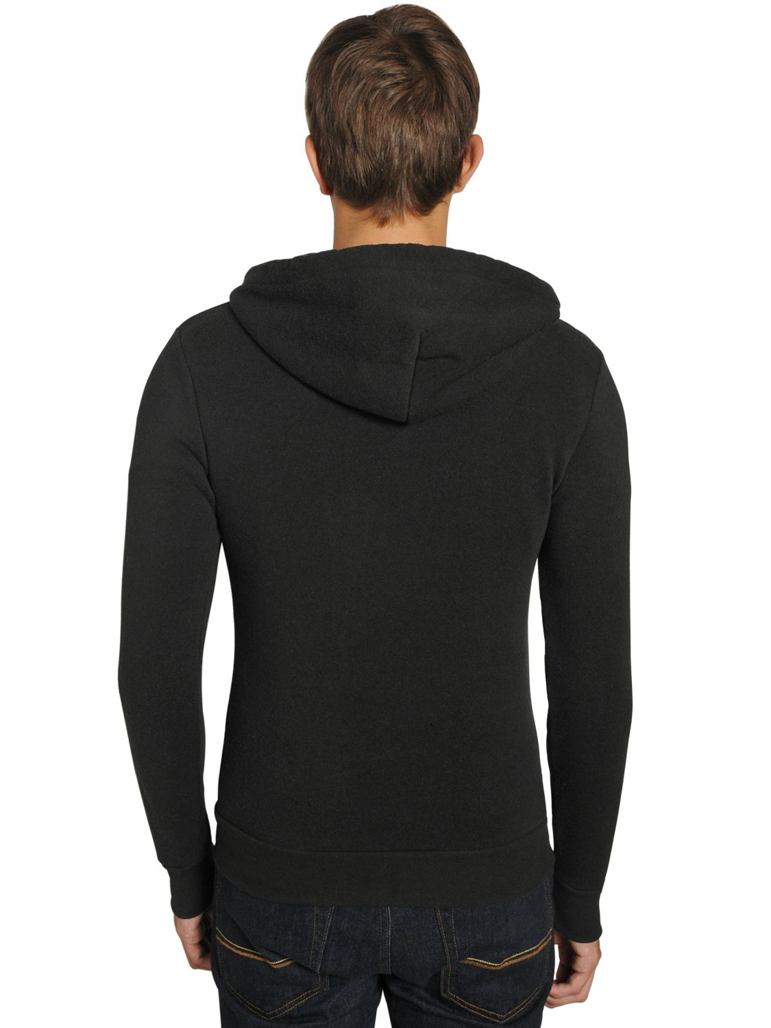Alternative apparel Rocky Eco Fleece Zip Hoodie Sweatshirt in Black for ...