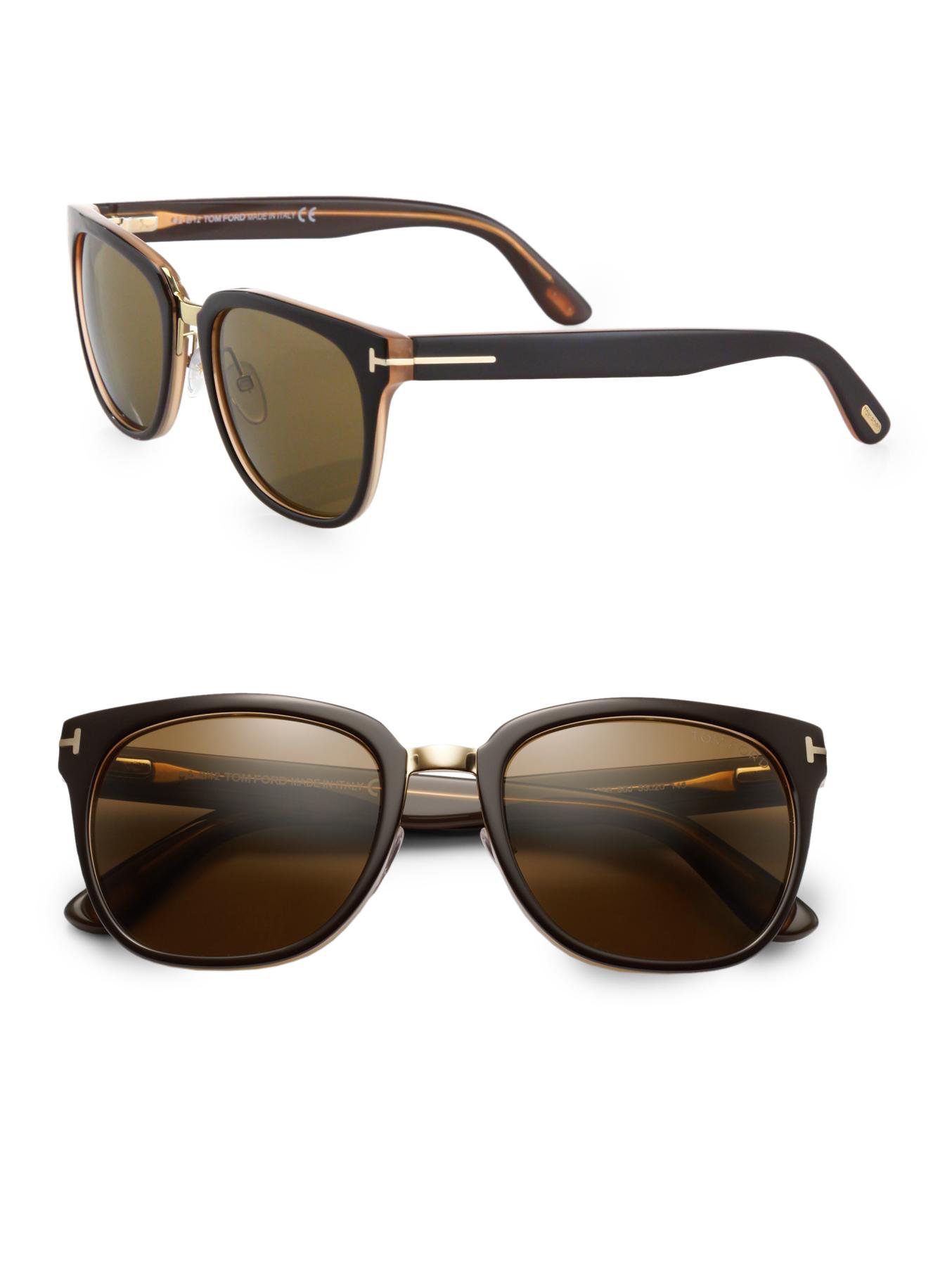 Tom ford black wayfarer-style sunglasses #5