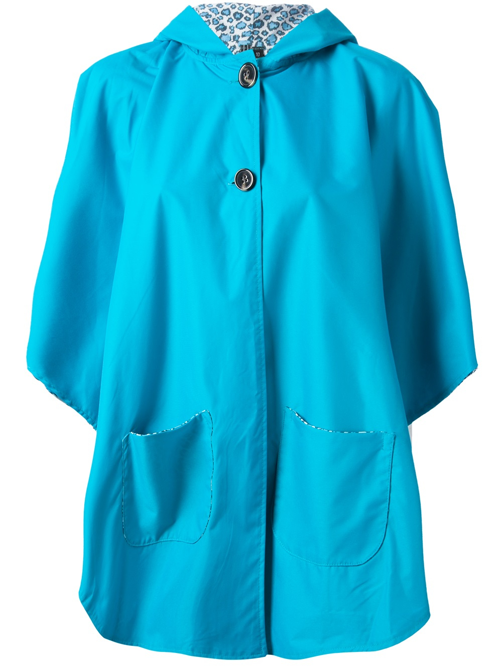 Labour Of Love Hooded Rain Cape in Blue | Lyst