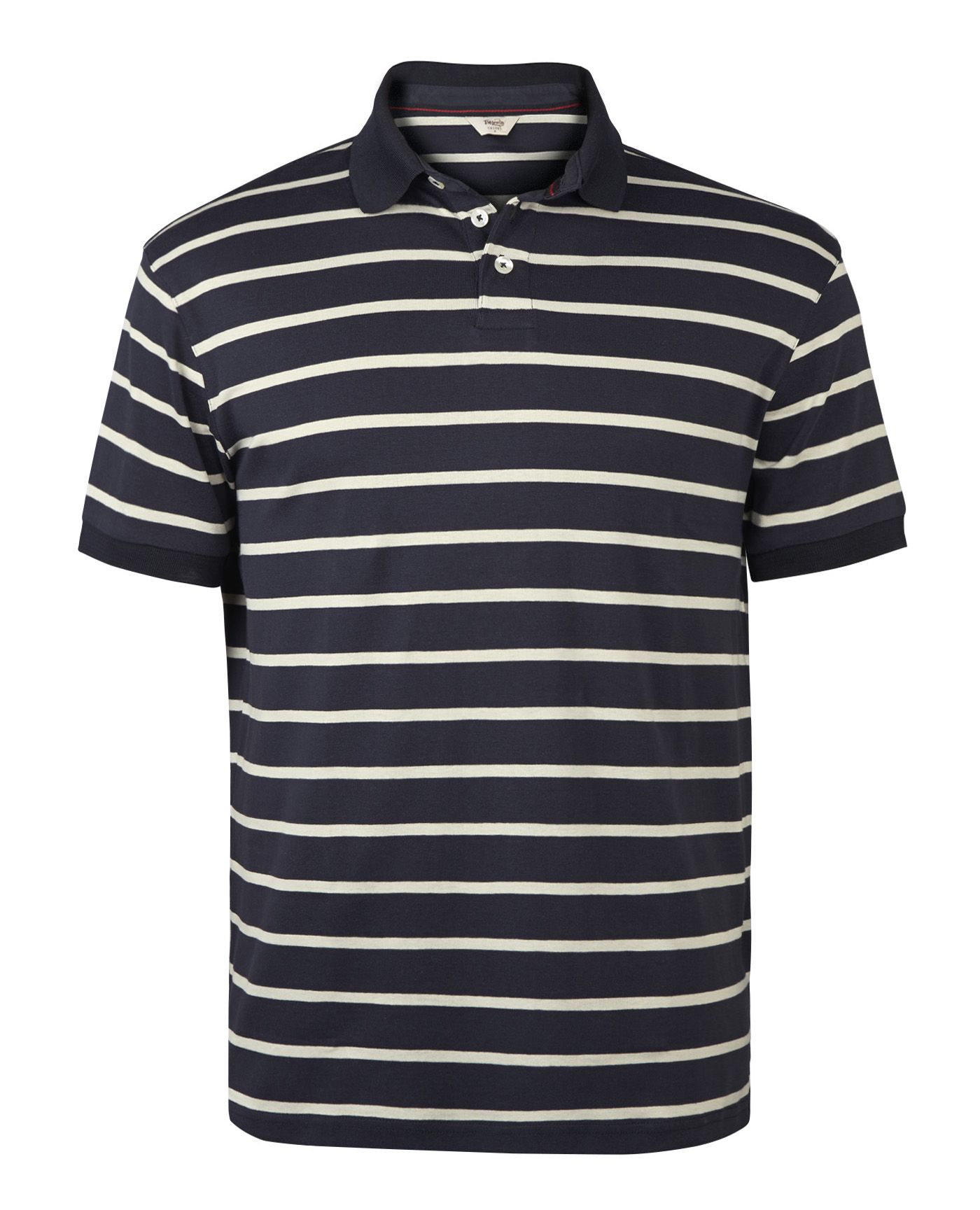 Tm lewin Stripe Polo Slim Fit Polo Shirt in Blue for Men | Lyst