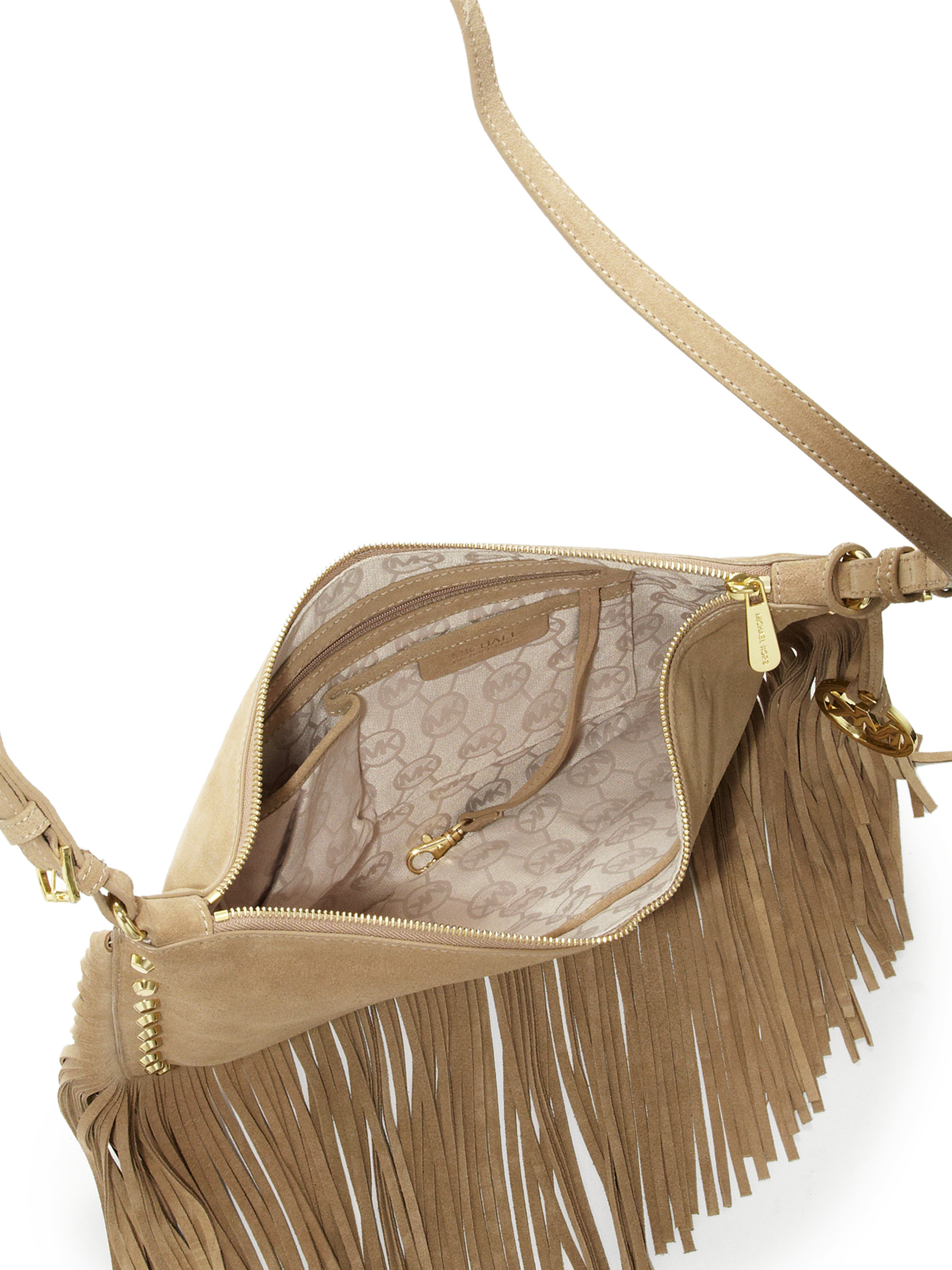 Michael kors billy fringe on sale bag