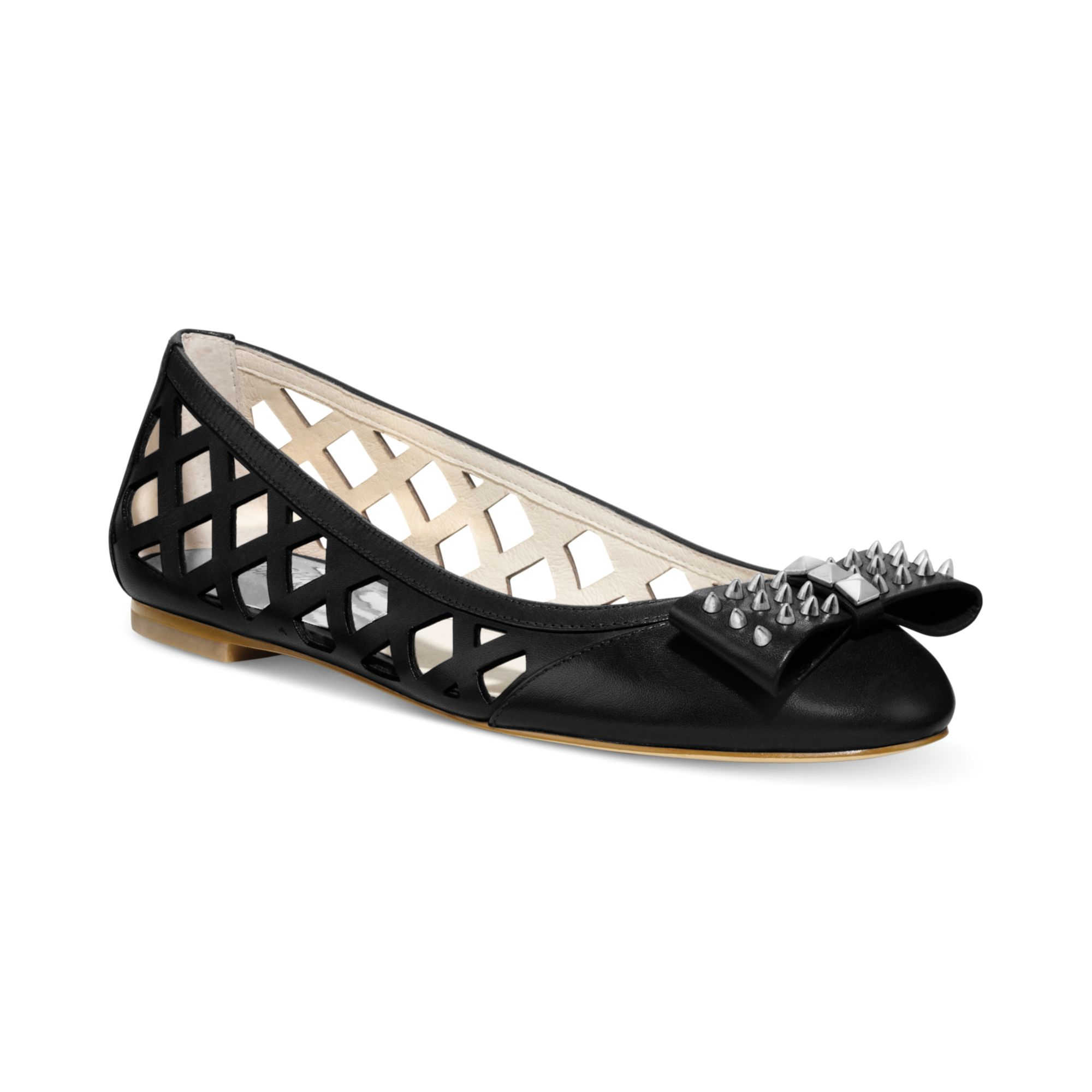 Michael Kors Michael Larissa Ballet Flats in Black | Lyst