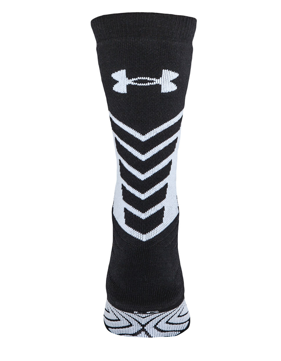 Under armour Undeniable Crew Socks in Black for Men (Black/White) | Lyst