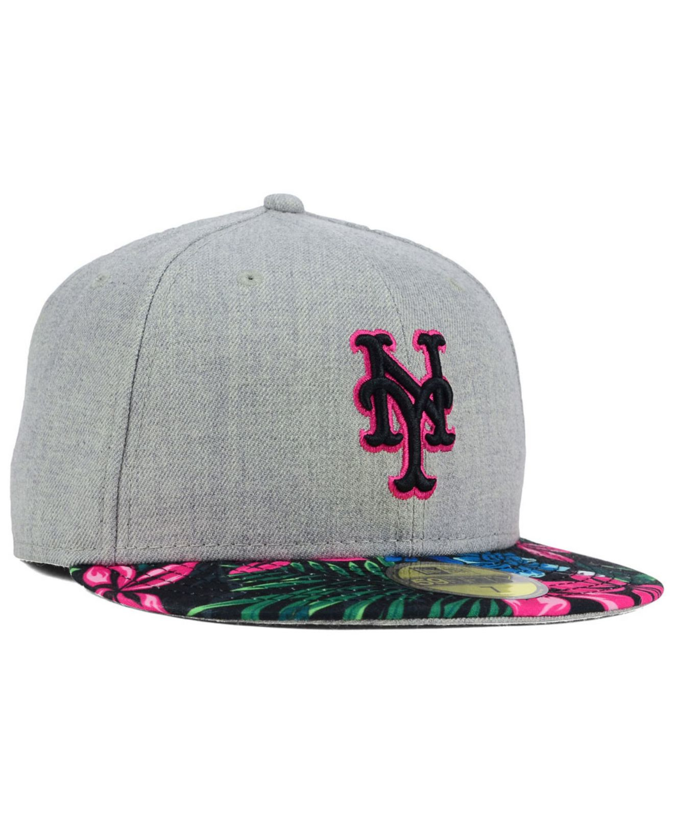 Lyst - Ktz New York Mets Floral Mashup 59Fifty Cap in Gray for Men