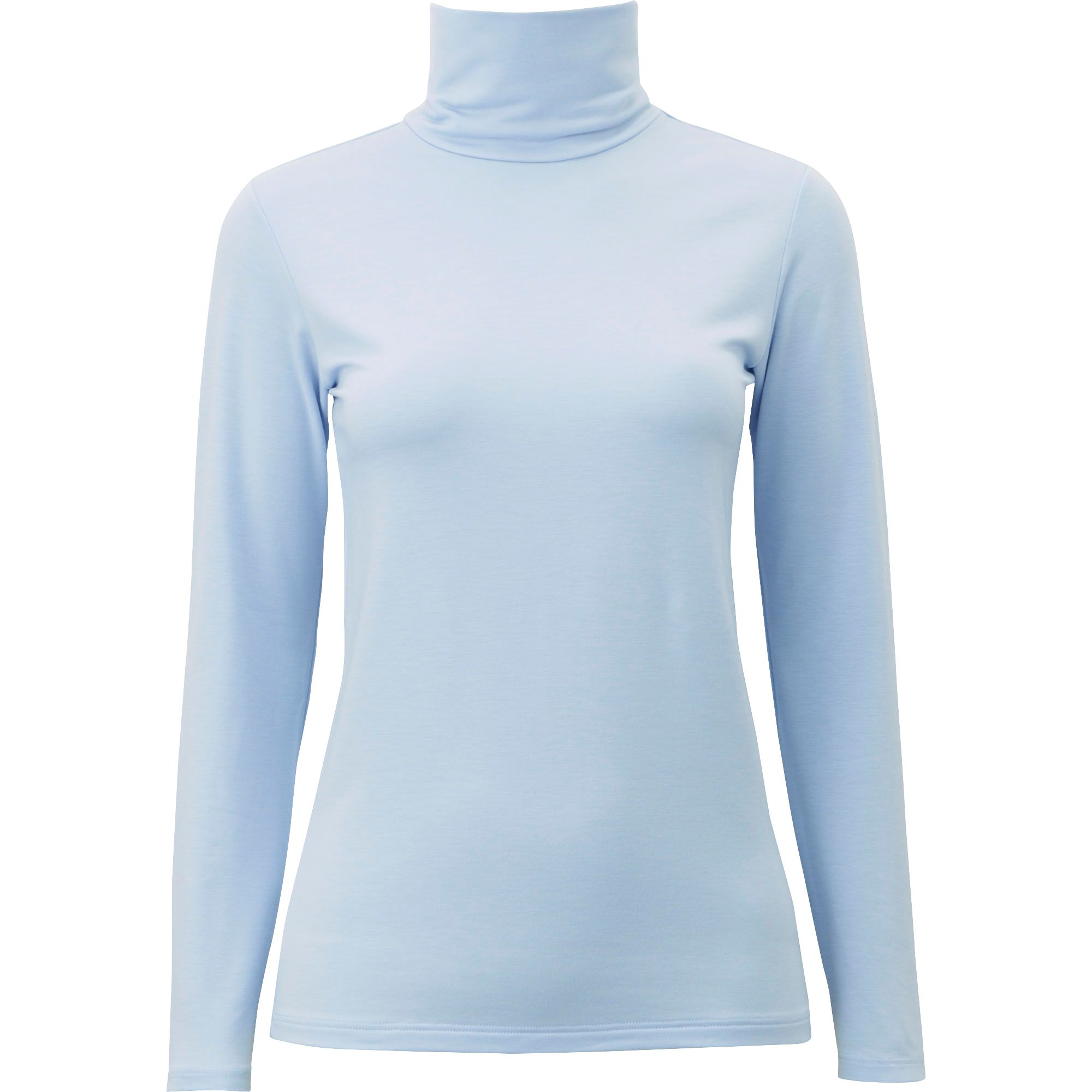 Download Uniqlo Women Heattech Extra Warm Turtleneck T-shirt in ...