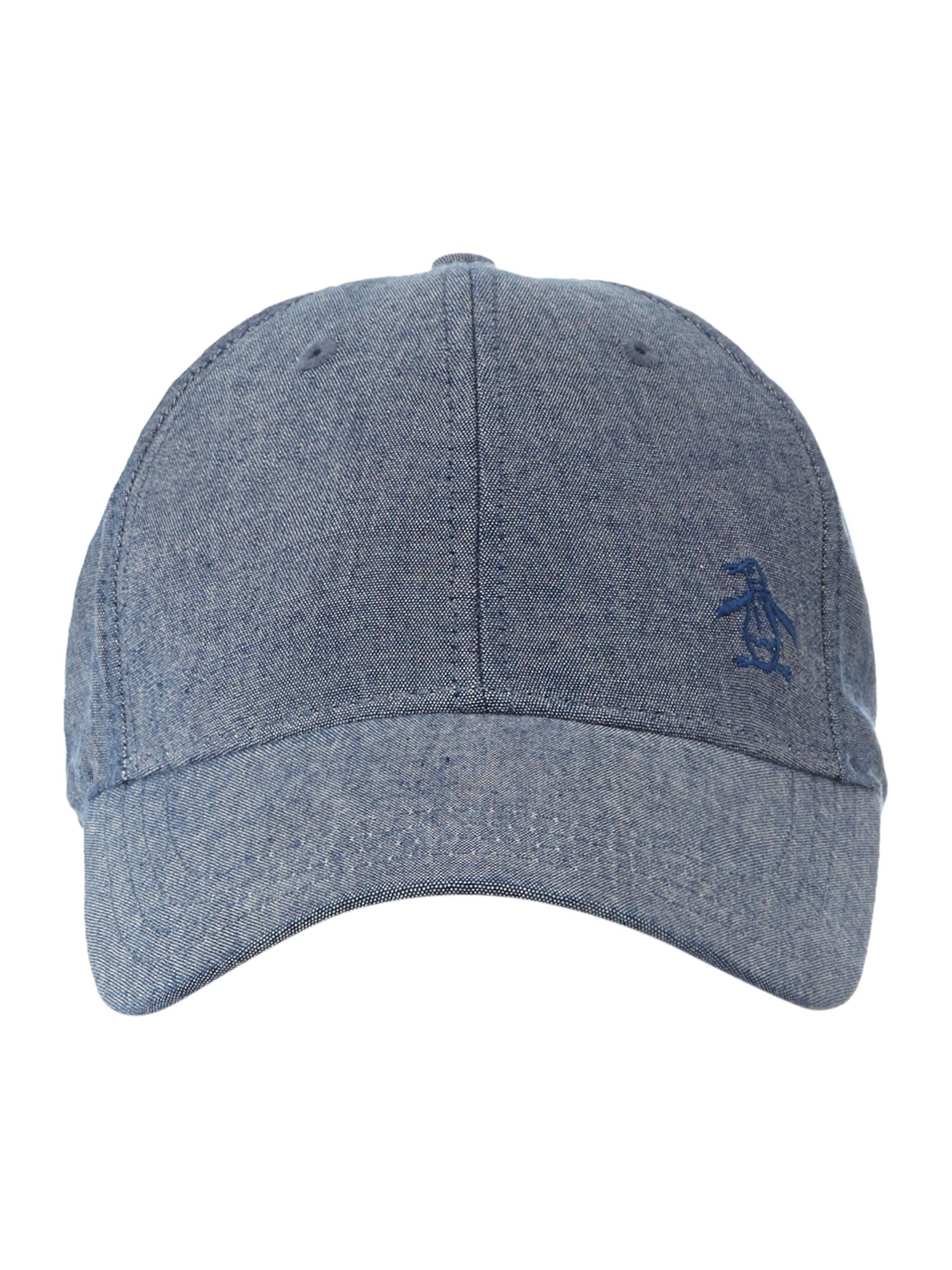 Original Penguin Adjustable Baseball Cap in Blue for Men (Chambray) | Lyst