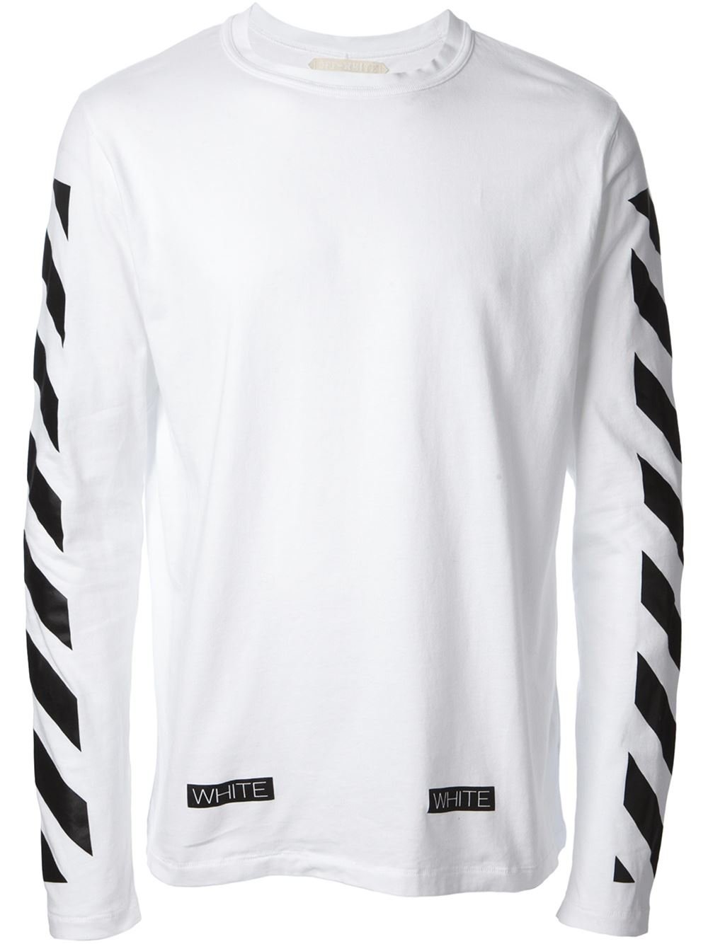 men off white tshirt