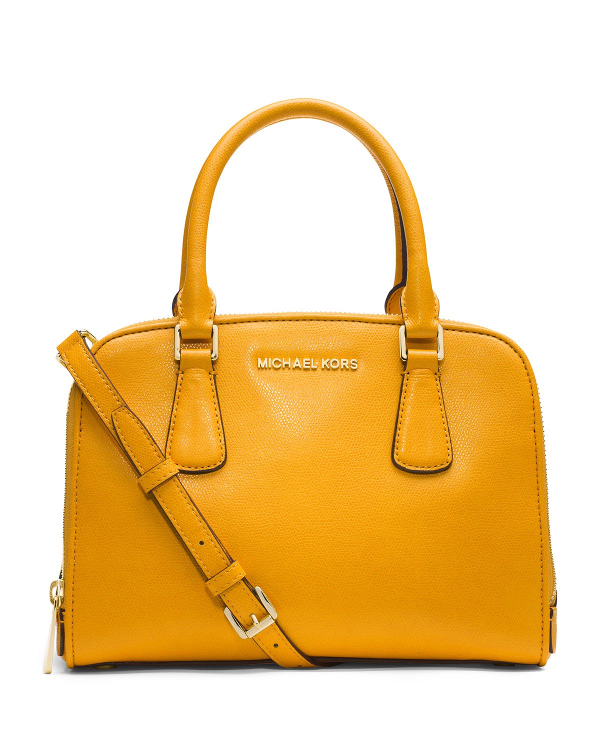 michael kors orange satchel