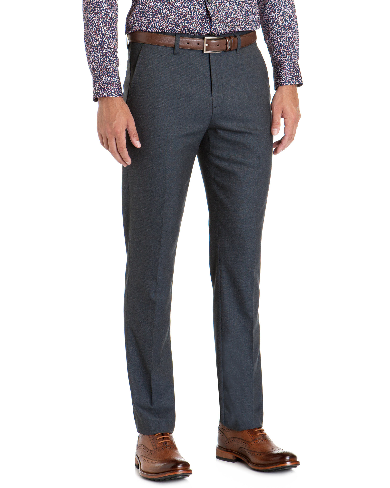 Ted baker Multi Fabric Pants in Blue for Men | Lyst