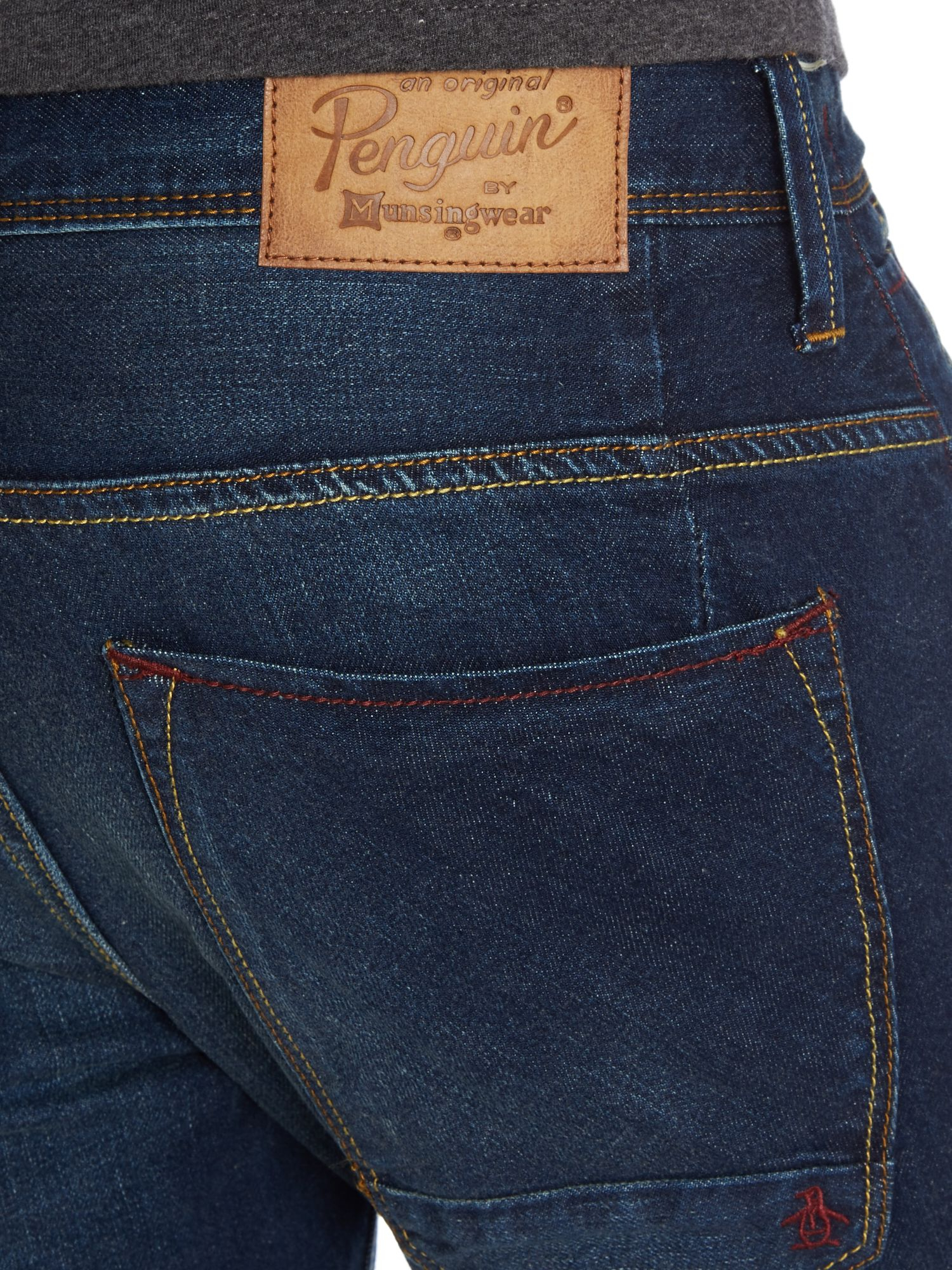 Original Penguin Tapered Fit Jeans in Blue for Men - Lyst