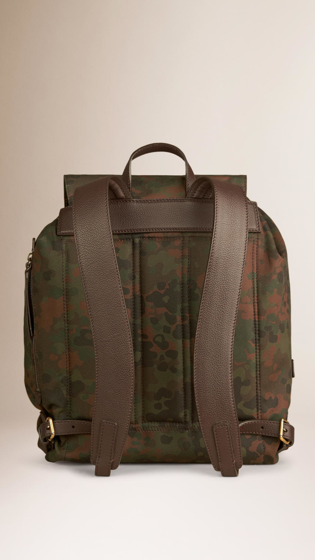 Burberry Camouflage Print Canvas Backpack in Green for Men (dark ...  