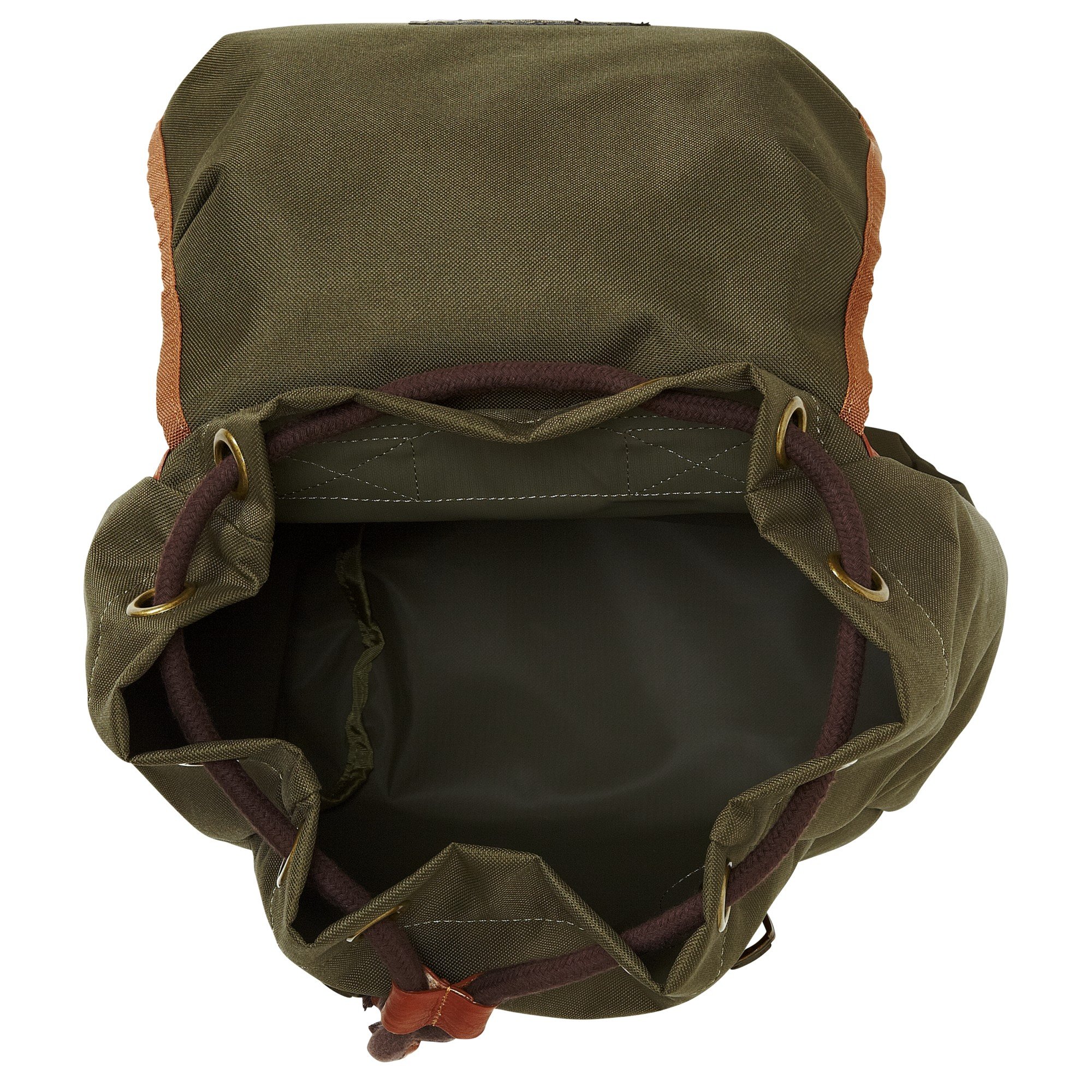 Barbour Lachie Waxed Cotton Backpack in Green for Men | Lyst