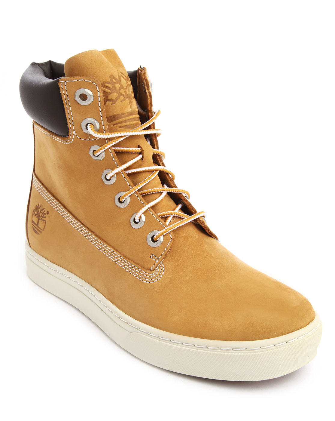Timberland Newmarket 6 Inch Wheat Nubuck Leather Boots in Natural for ...